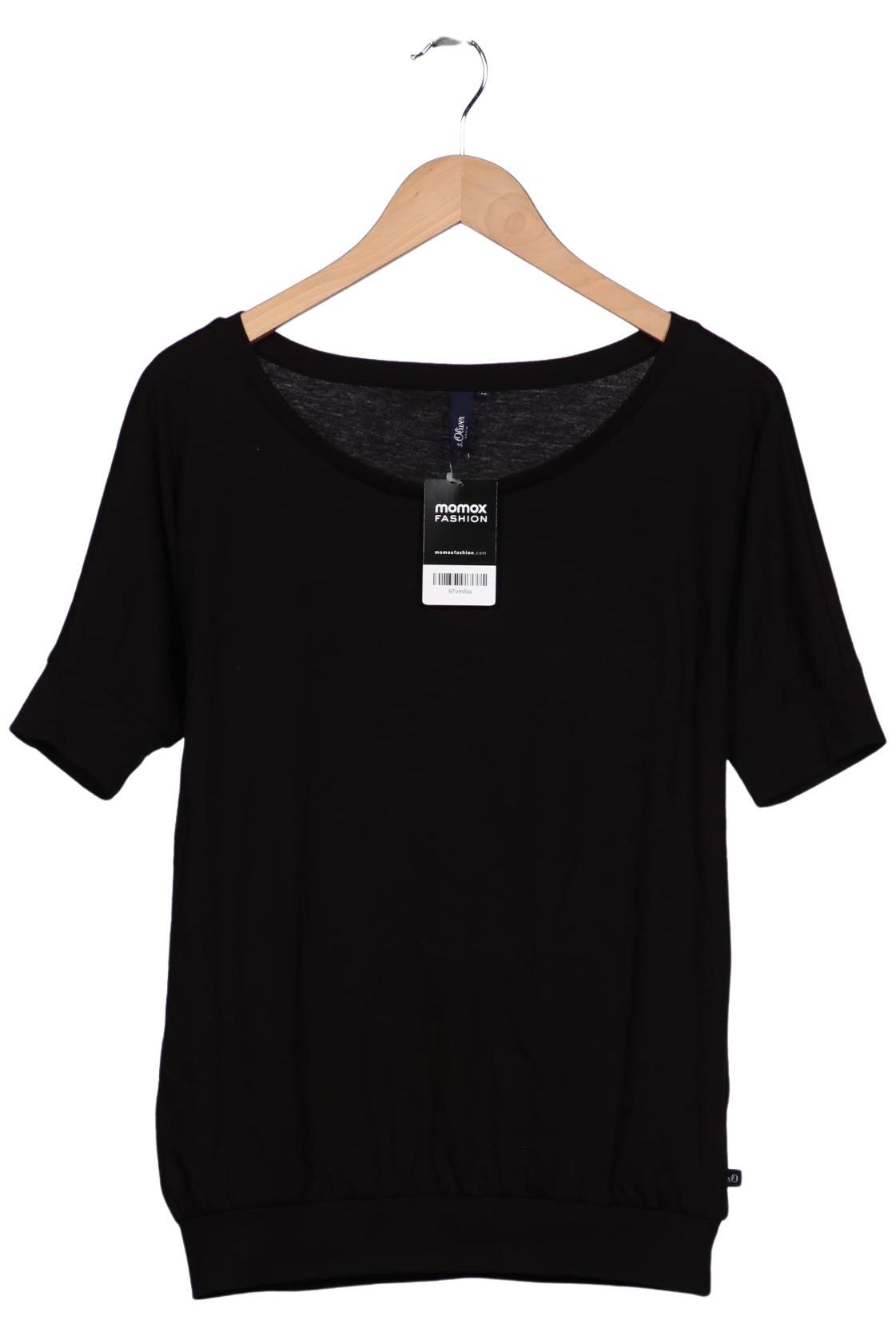 

s.Oliver Damen T-Shirt, schwarz, Gr. 38