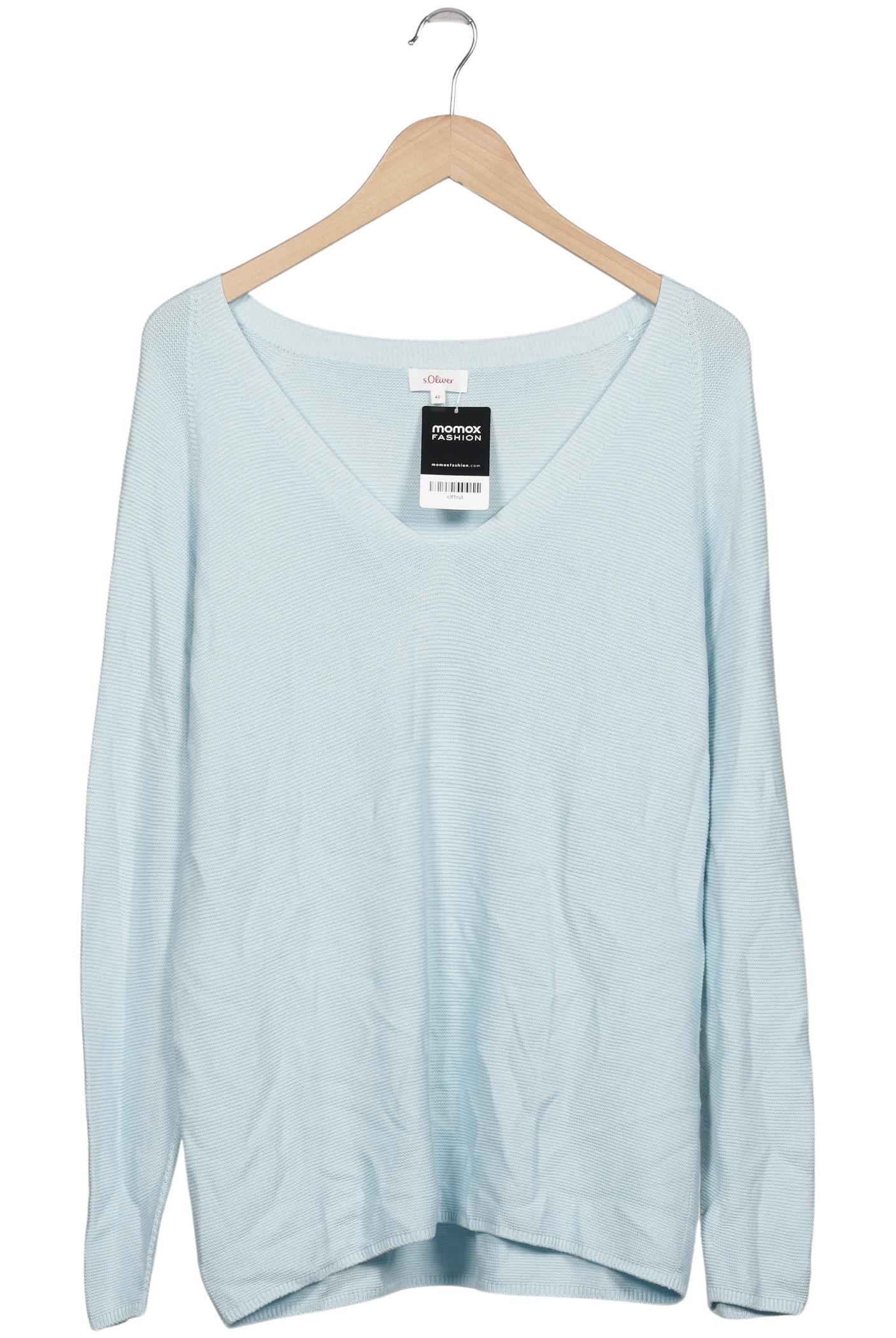 

s.Oliver Damen Pullover, hellblau, Gr. 42