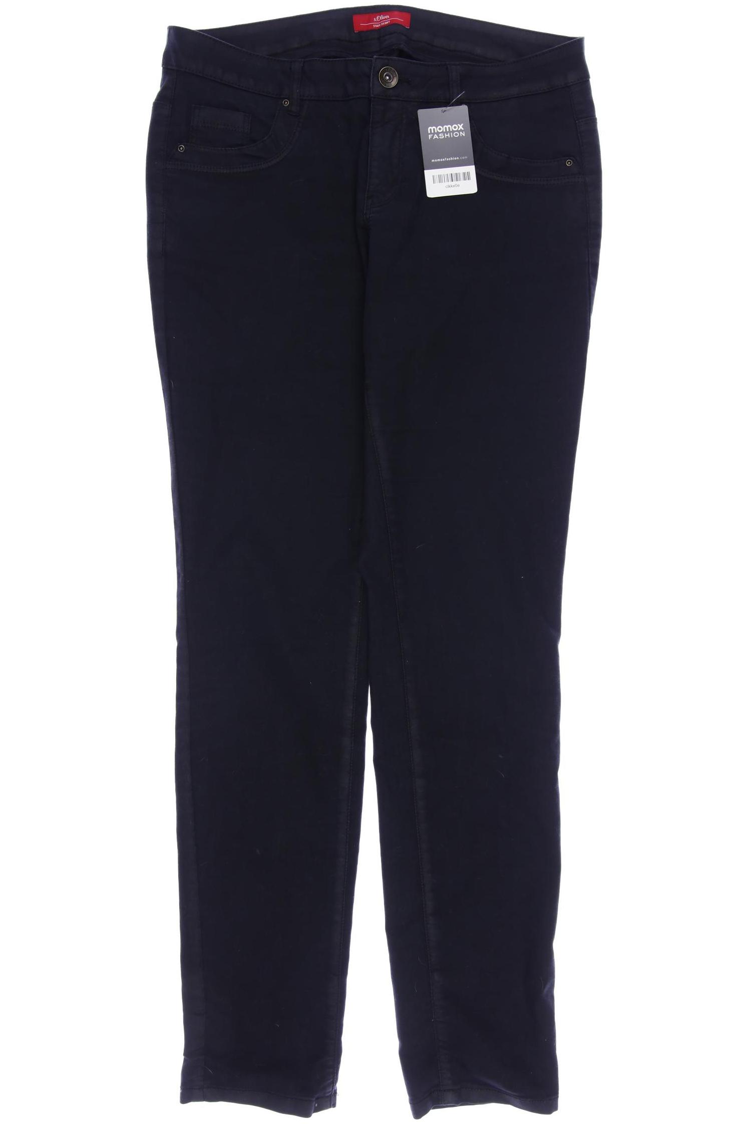 

s.Oliver Damen Jeans, schwarz