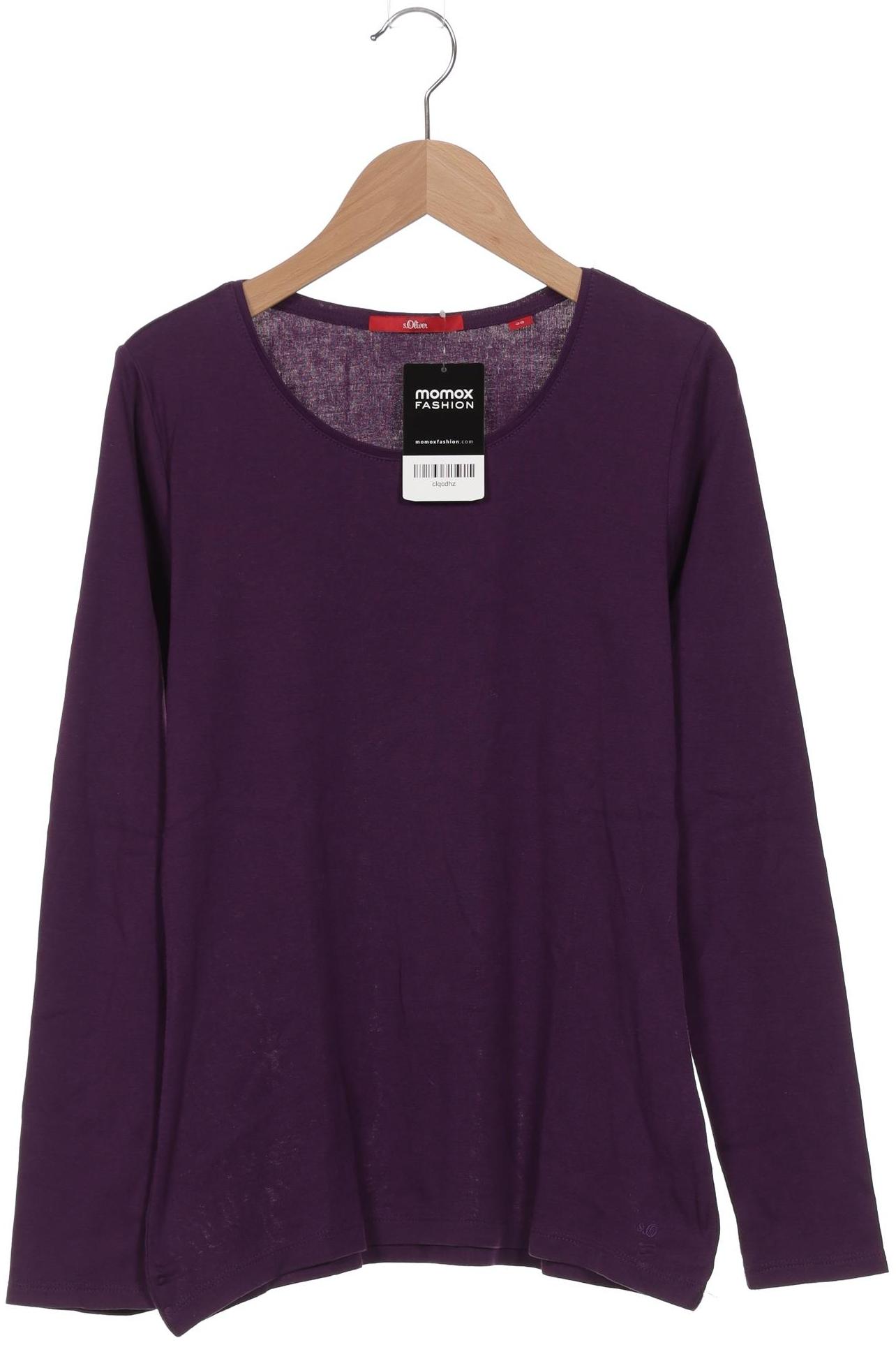 

s.Oliver Damen Langarmshirt, flieder, Gr. 38