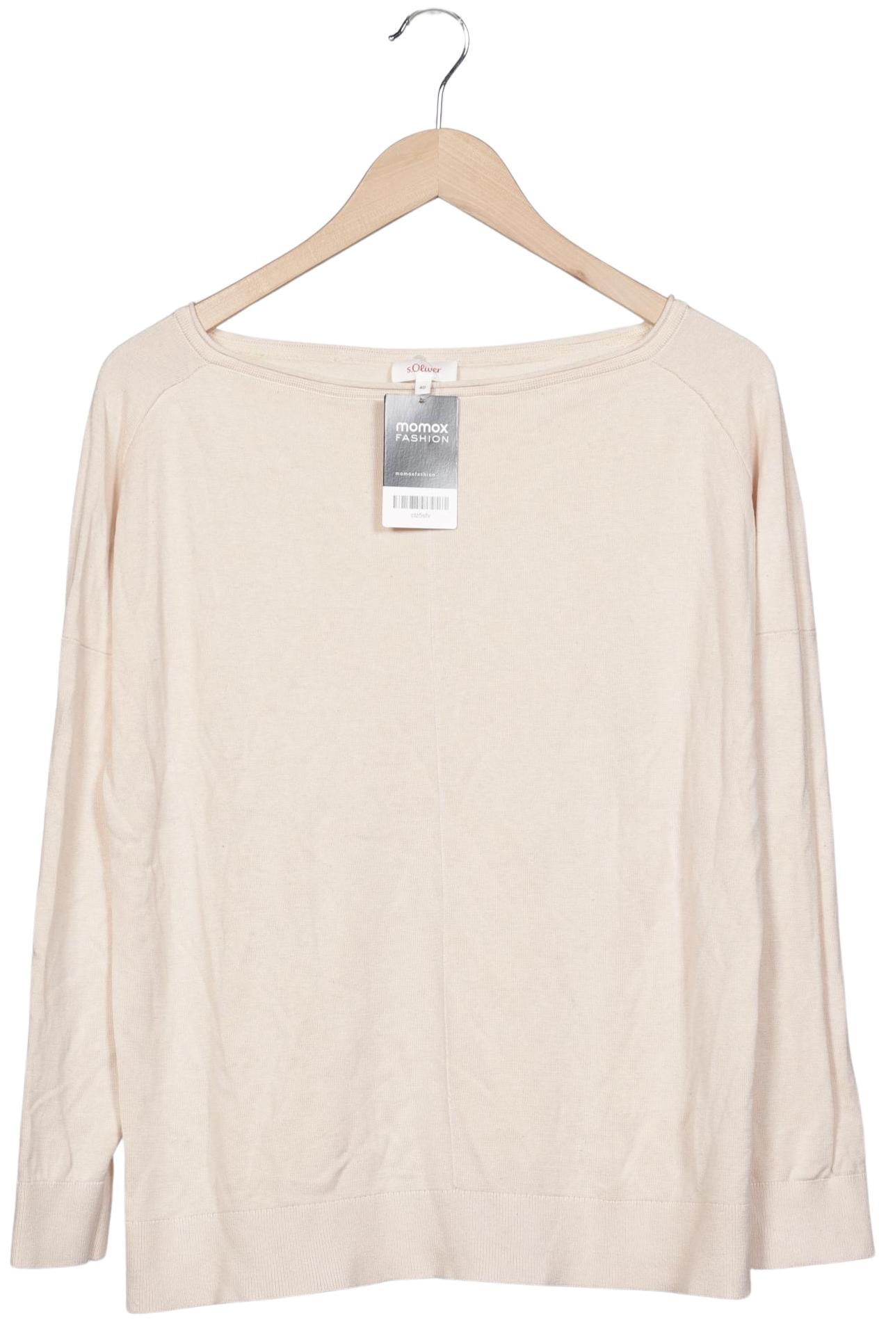 

s.Oliver Damen Pullover, beige, Gr. 40