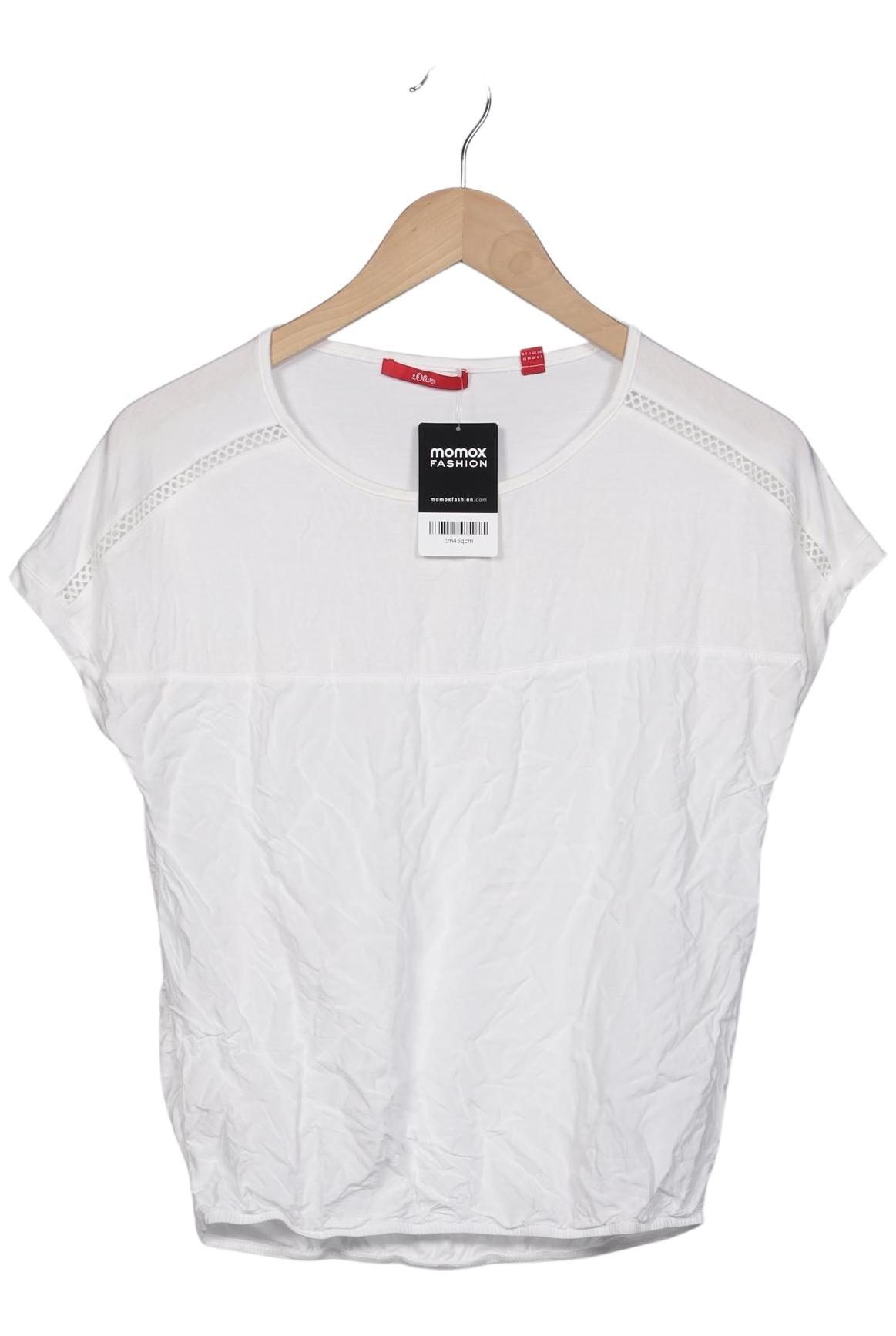 

s.Oliver Damen T-Shirt, weiß, Gr. 32