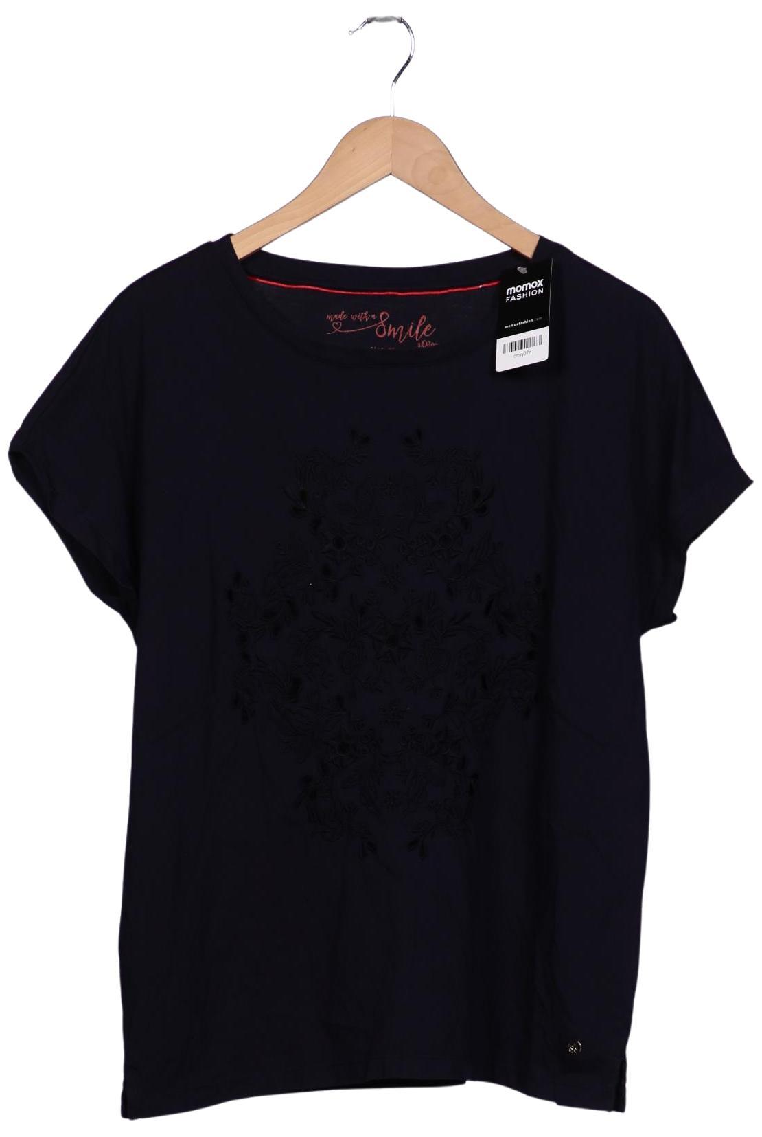 

s.Oliver Damen T-Shirt, marineblau, Gr. 42
