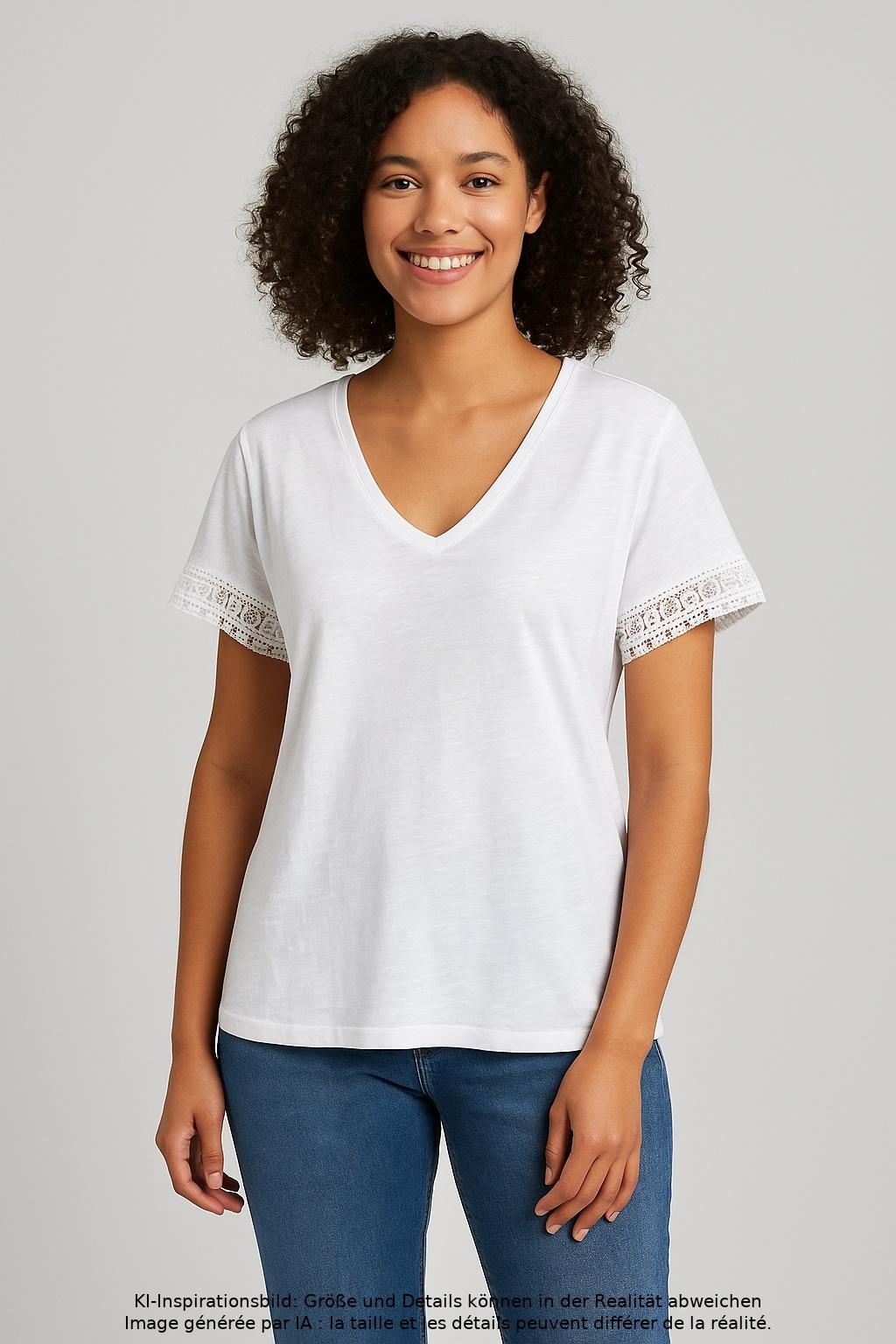 

s.Oliver Damen T-Shirt, weiß, Gr. 44