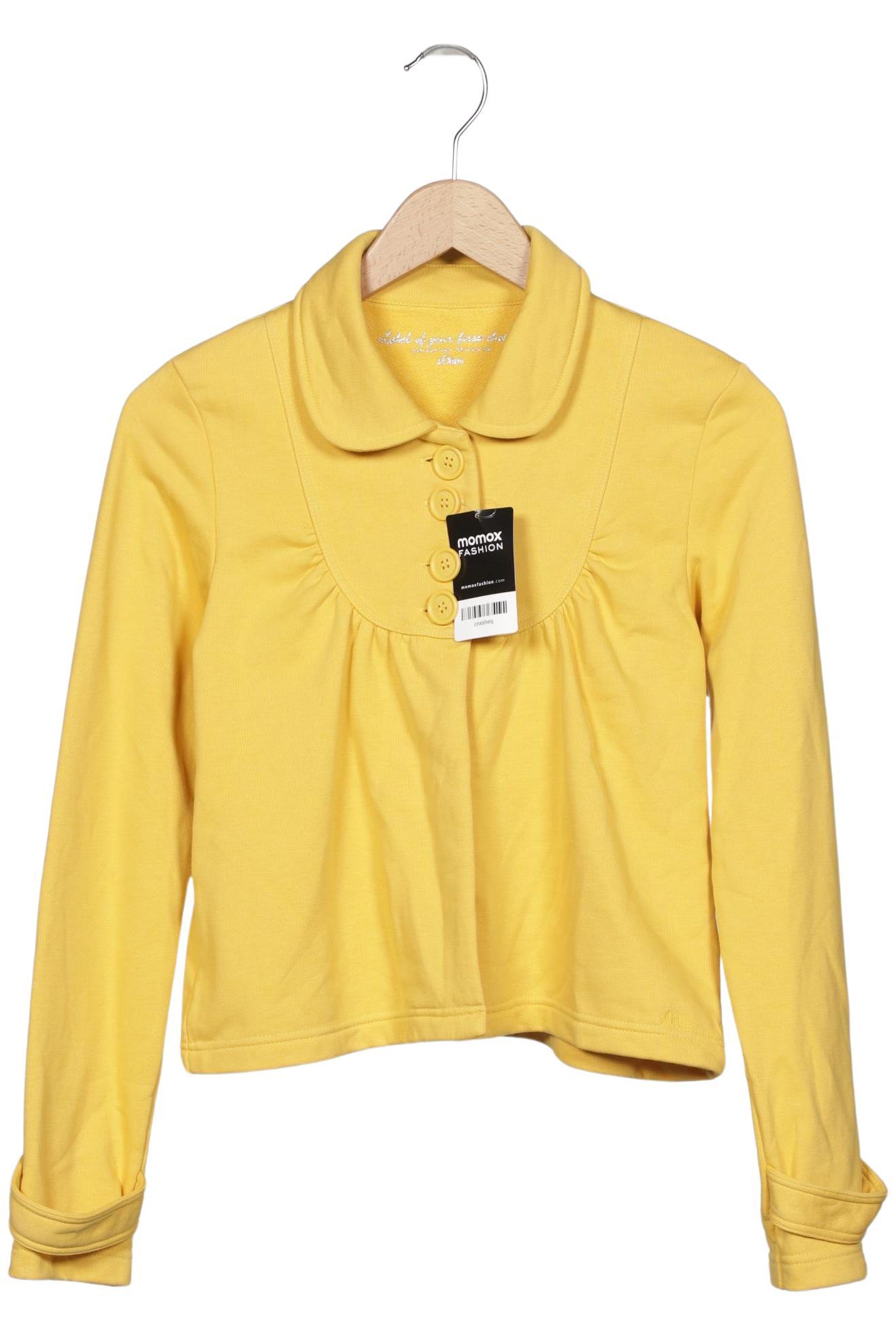 

s.Oliver Damen Jacke, gelb, Gr. 34