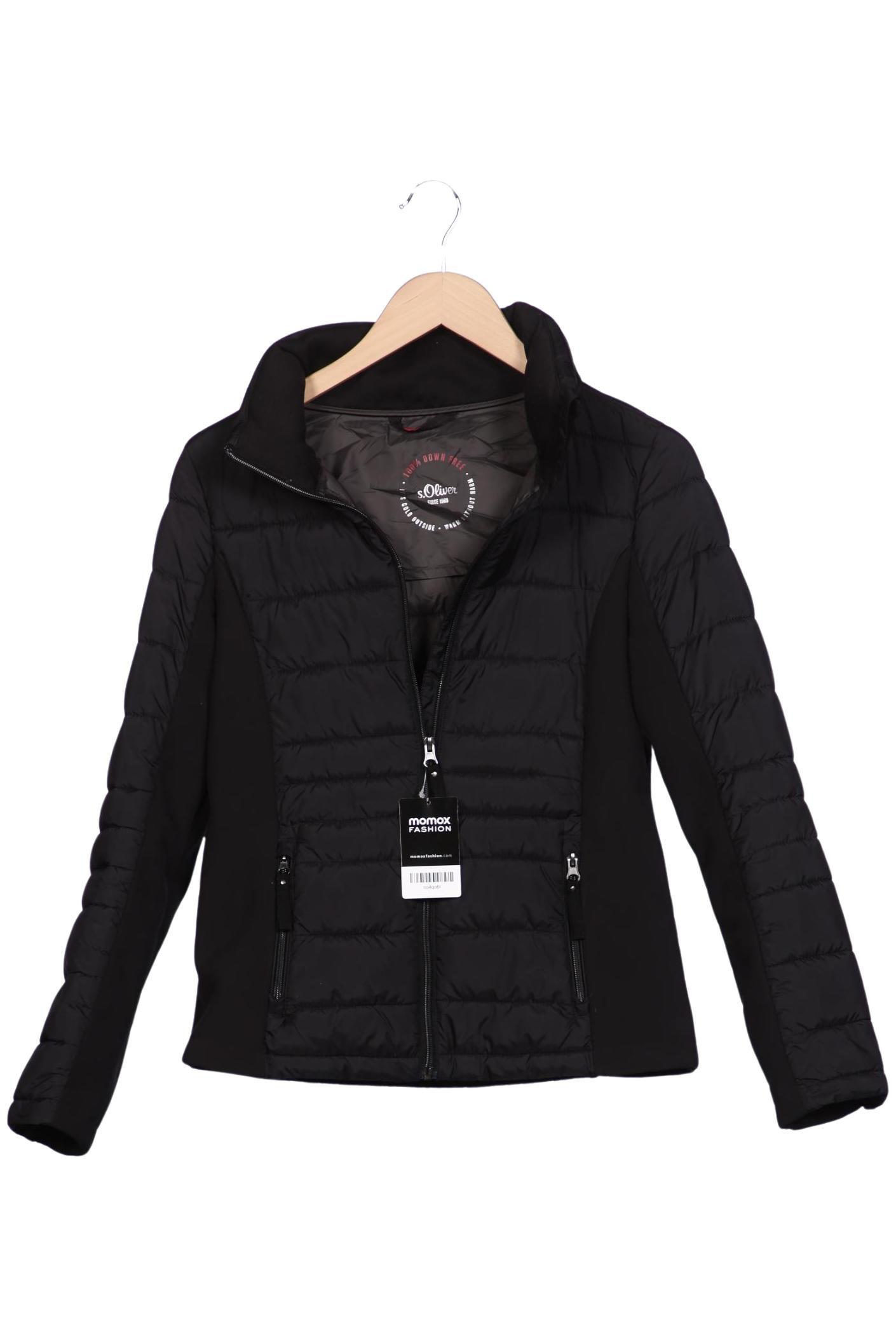 

s.Oliver Damen Jacke, schwarz, Gr. 36