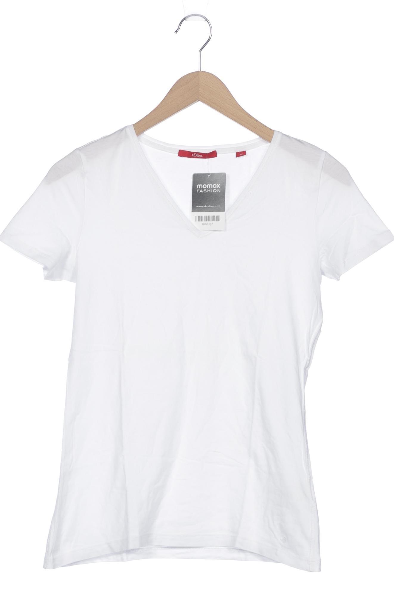 

s.Oliver Damen T-Shirt, weiß, Gr. 38