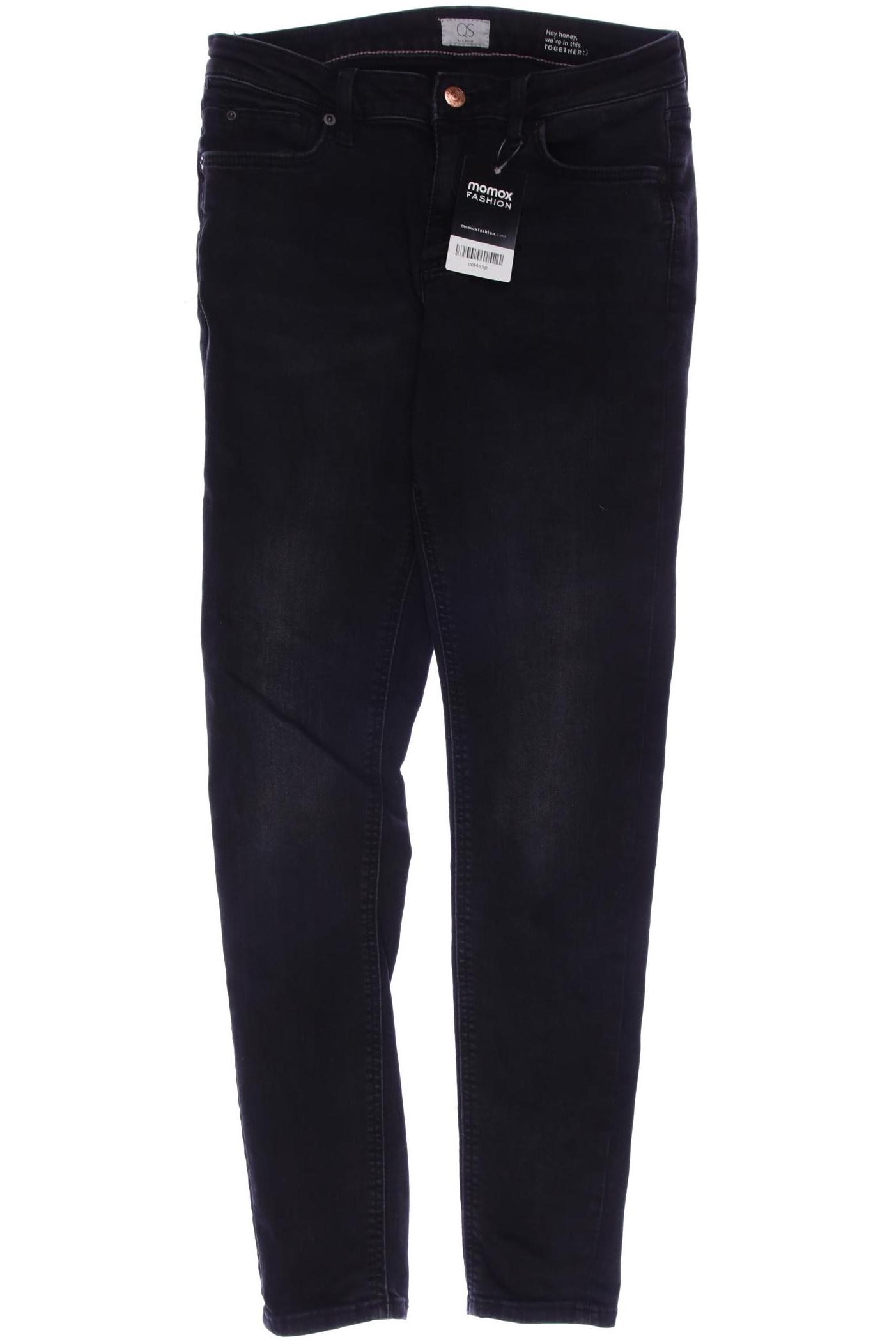 

s.Oliver Damen Jeans, schwarz