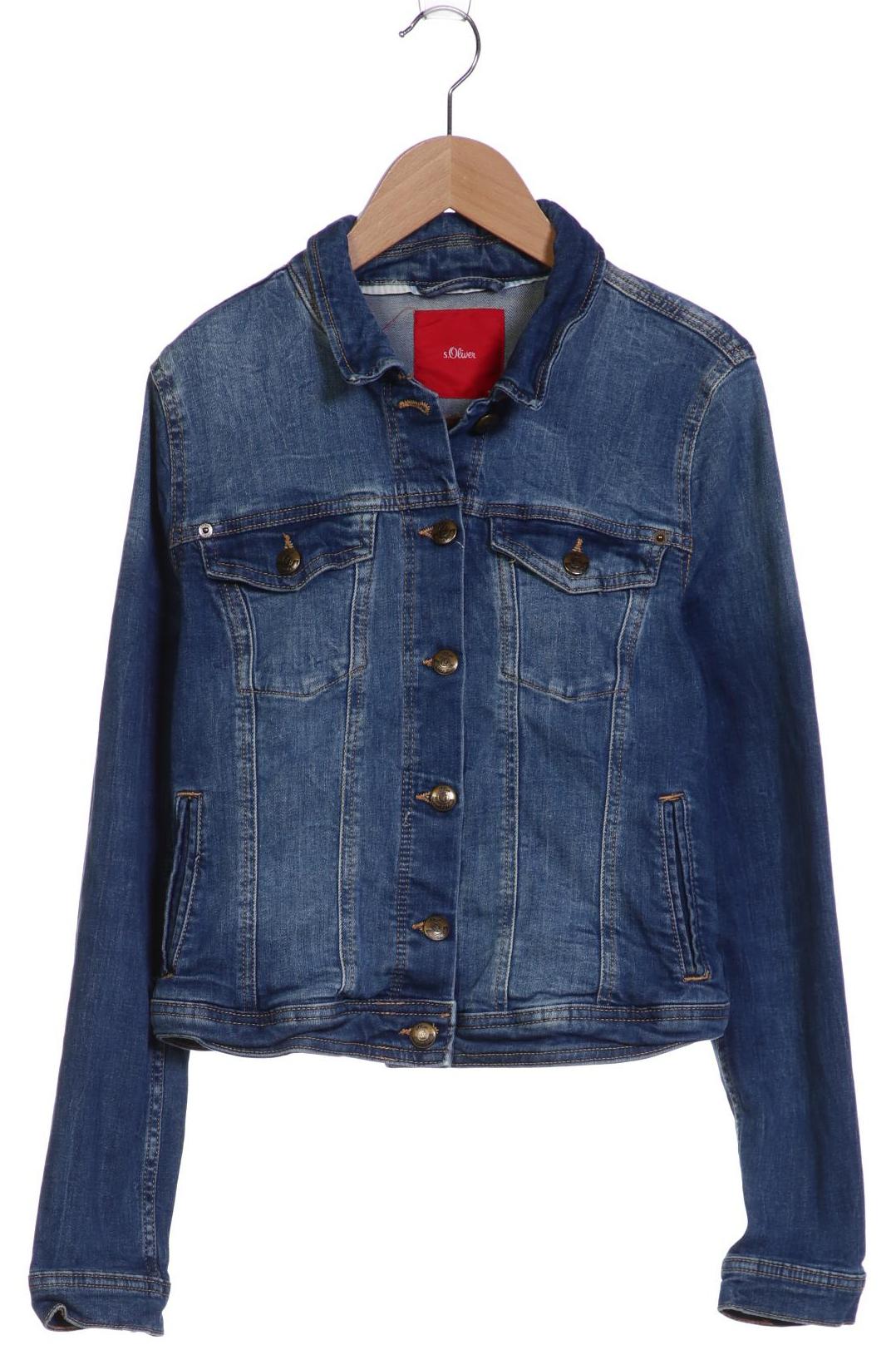 

s.Oliver Damen Jacke, blau, Gr. 36