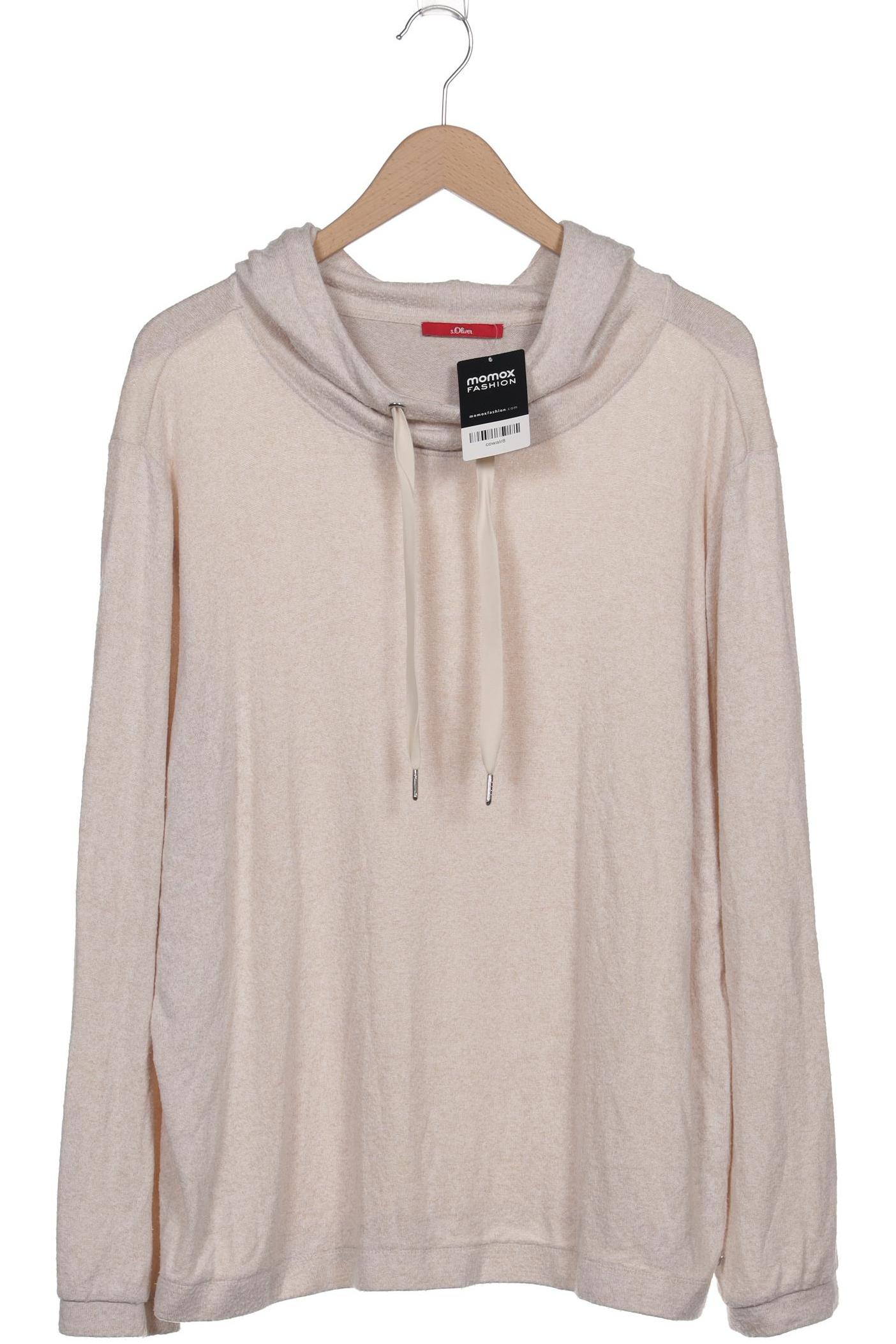 

s.Oliver Damen Kapuzenpullover, cremeweiß, Gr. 46
