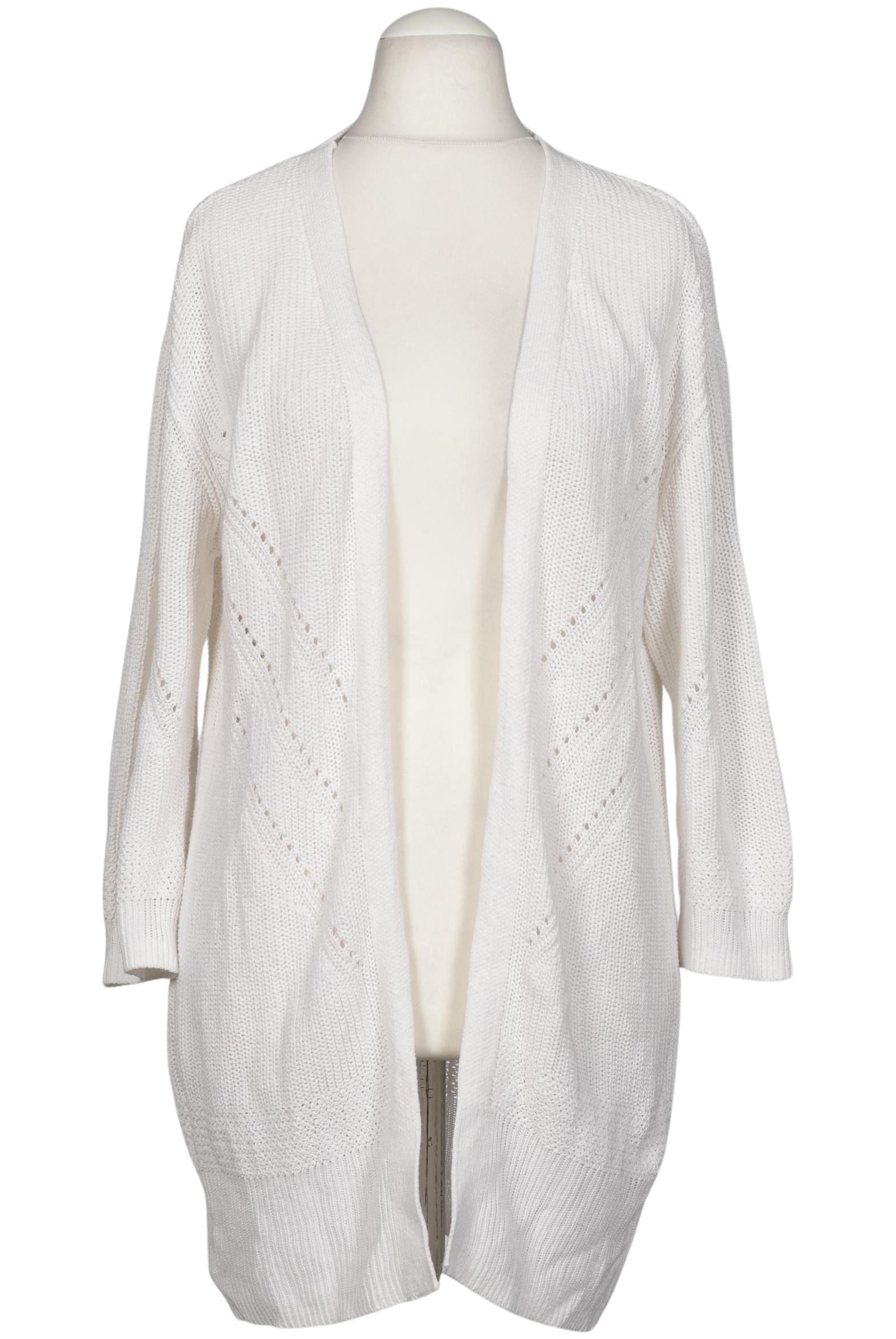 

s.Oliver Damen Strickjacke, weiß, Gr. 40