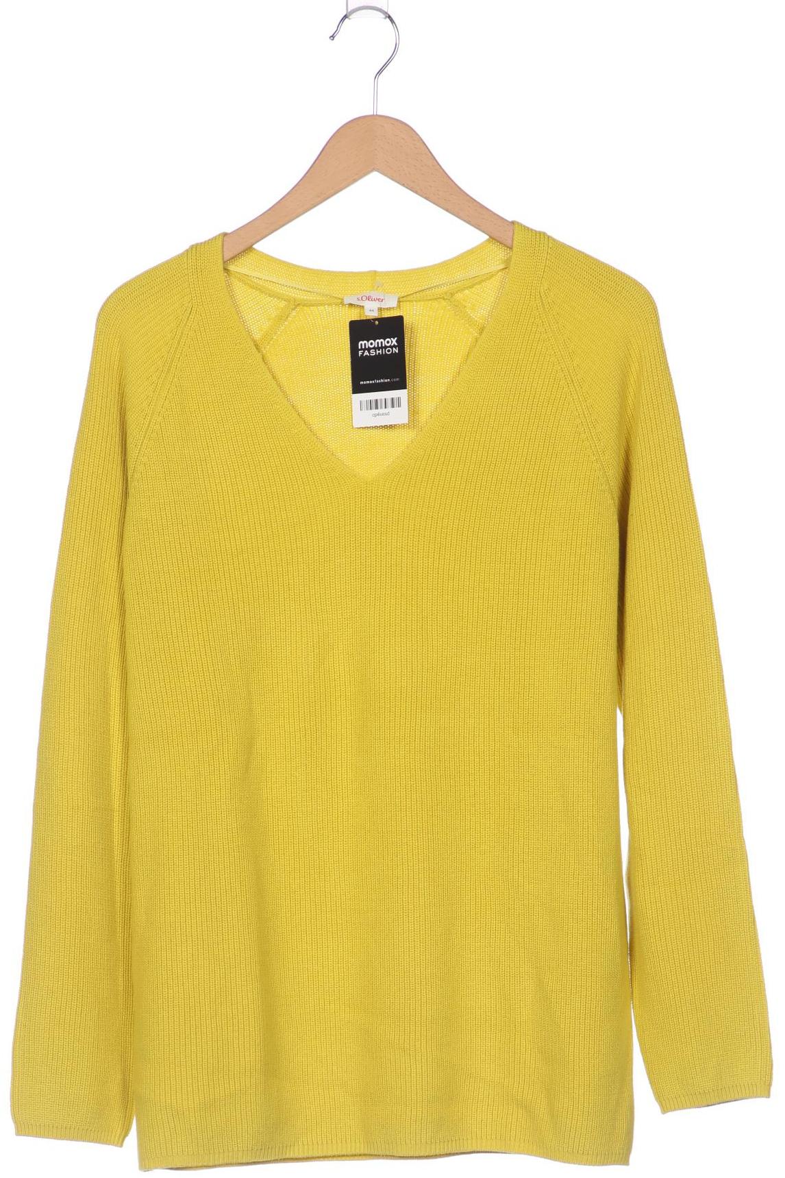 

s.Oliver Damen Pullover, gelb, Gr. 44