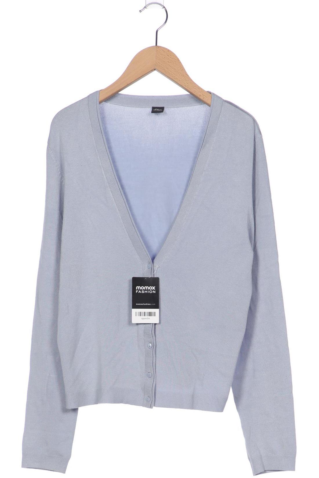 

s.Oliver Damen Strickjacke, hellblau, Gr. 38