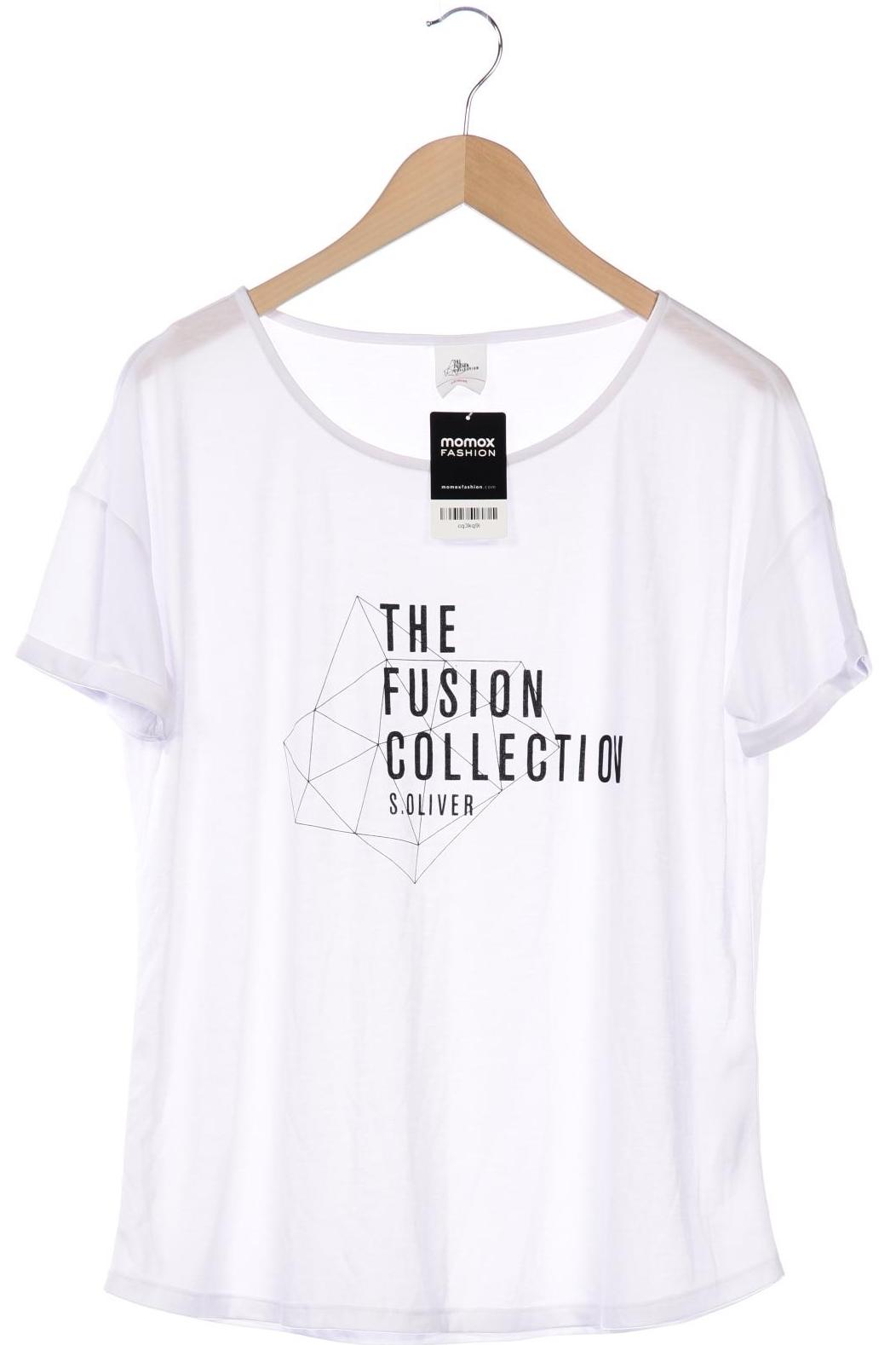 

s.Oliver Damen T-Shirt, weiß, Gr. 42