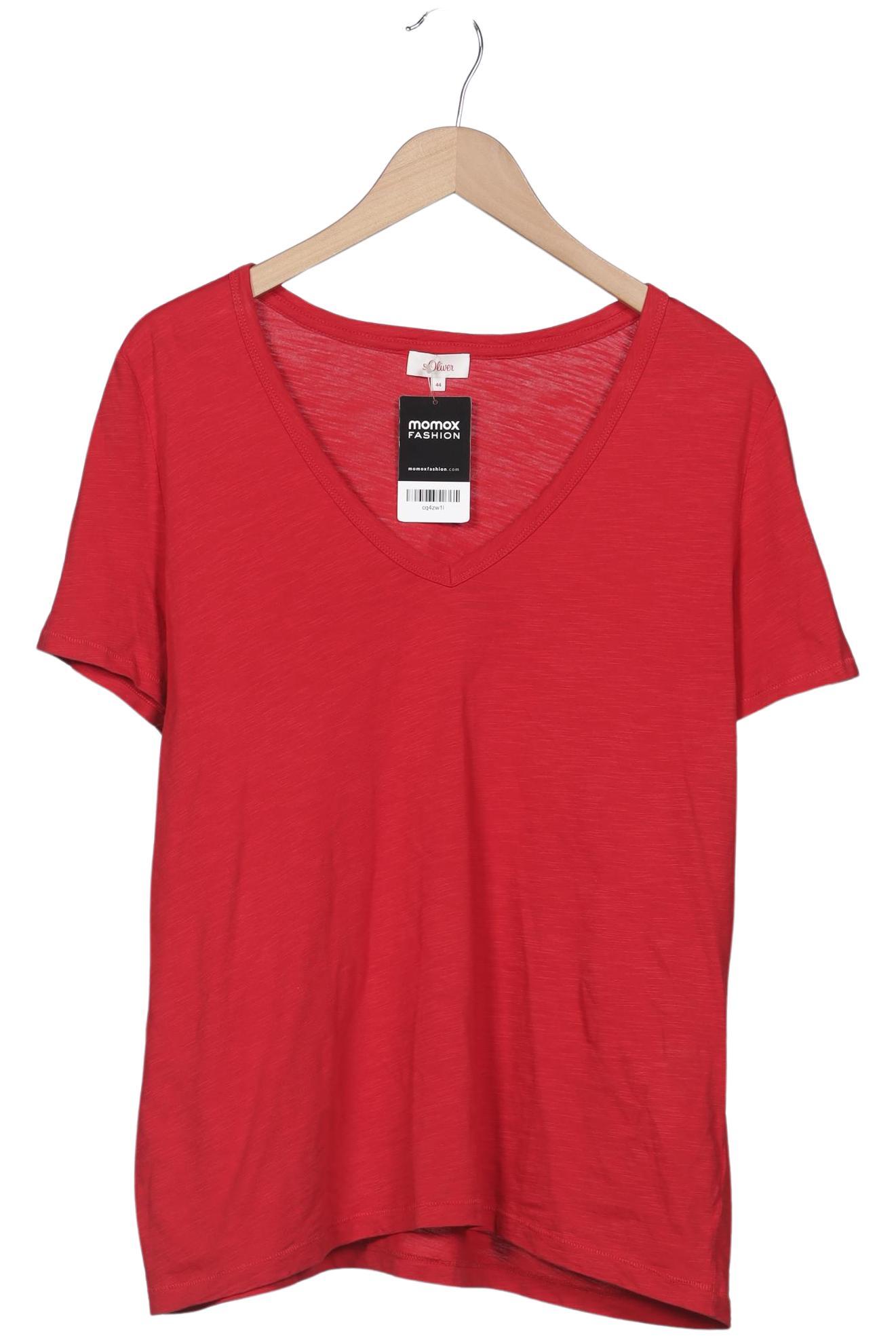 

s.Oliver Damen T-Shirt, rot, Gr. 44