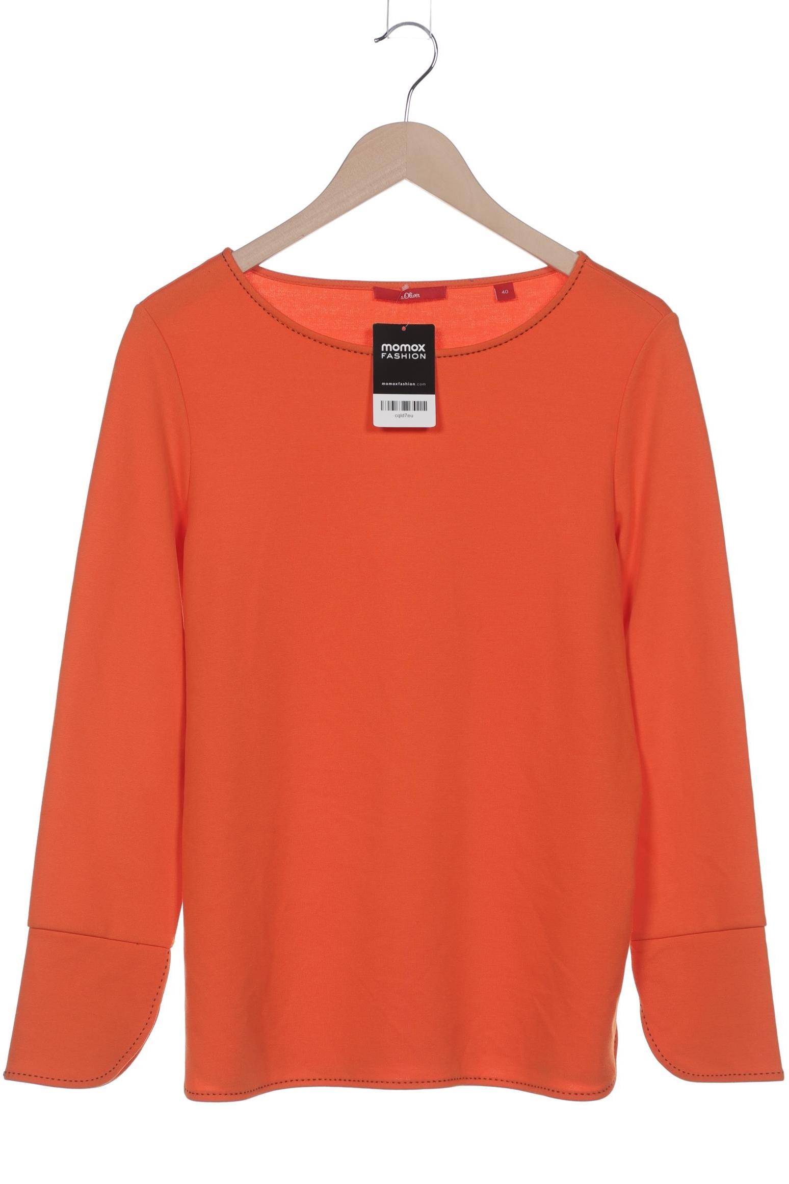 

s.Oliver Damen Sweatshirt, orange, Gr. 40