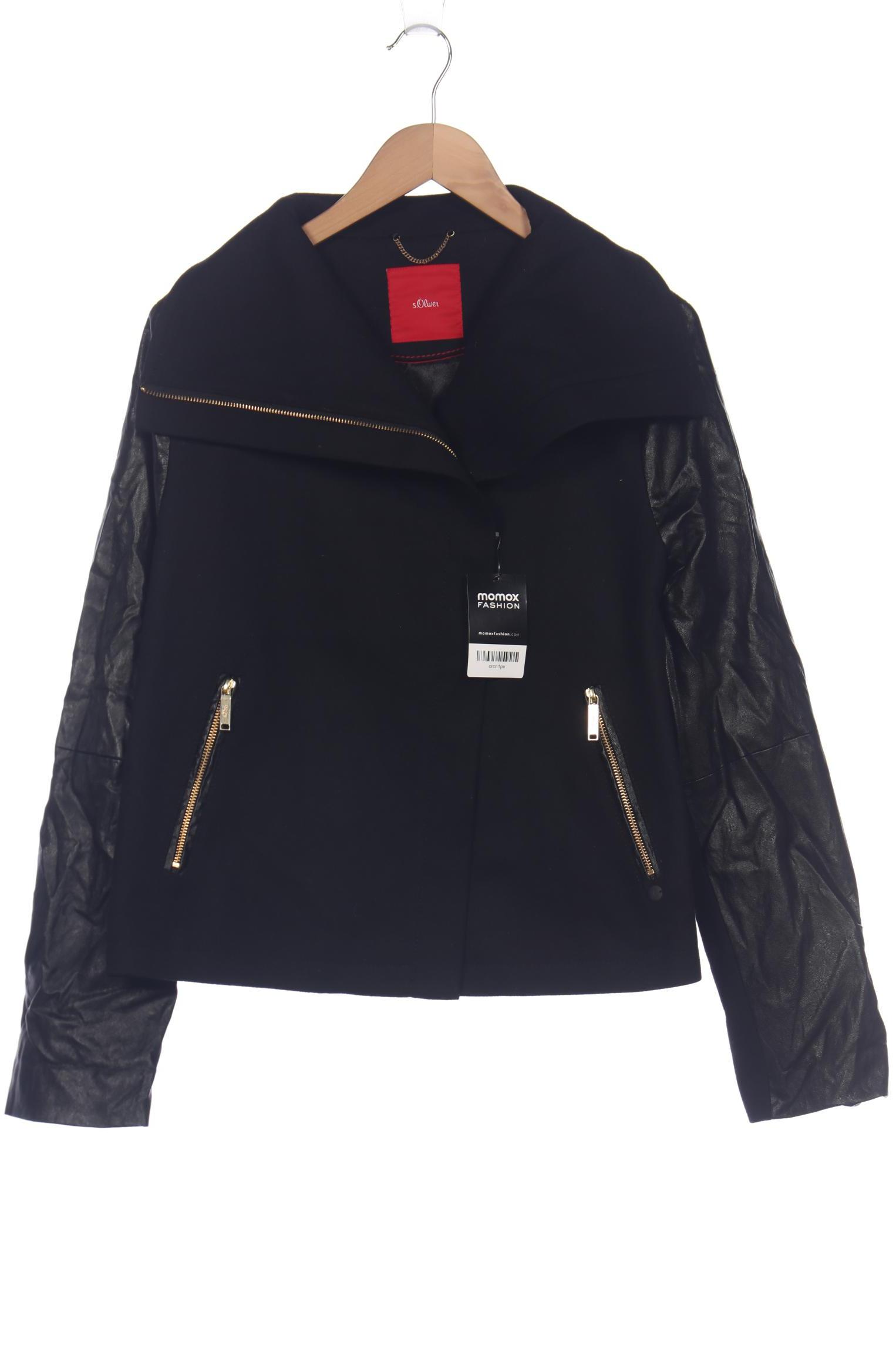 

s.Oliver Damen Jacke, schwarz, Gr. 46