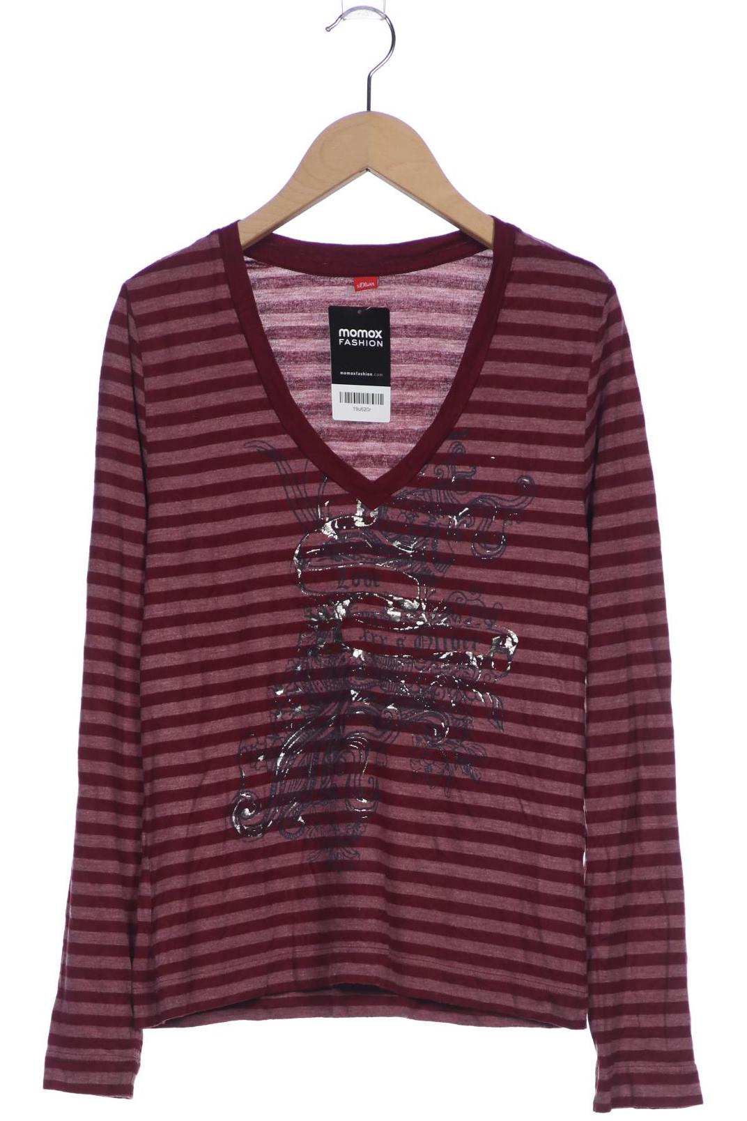 

s.Oliver Damen Langarmshirt, bordeaux, Gr. 38