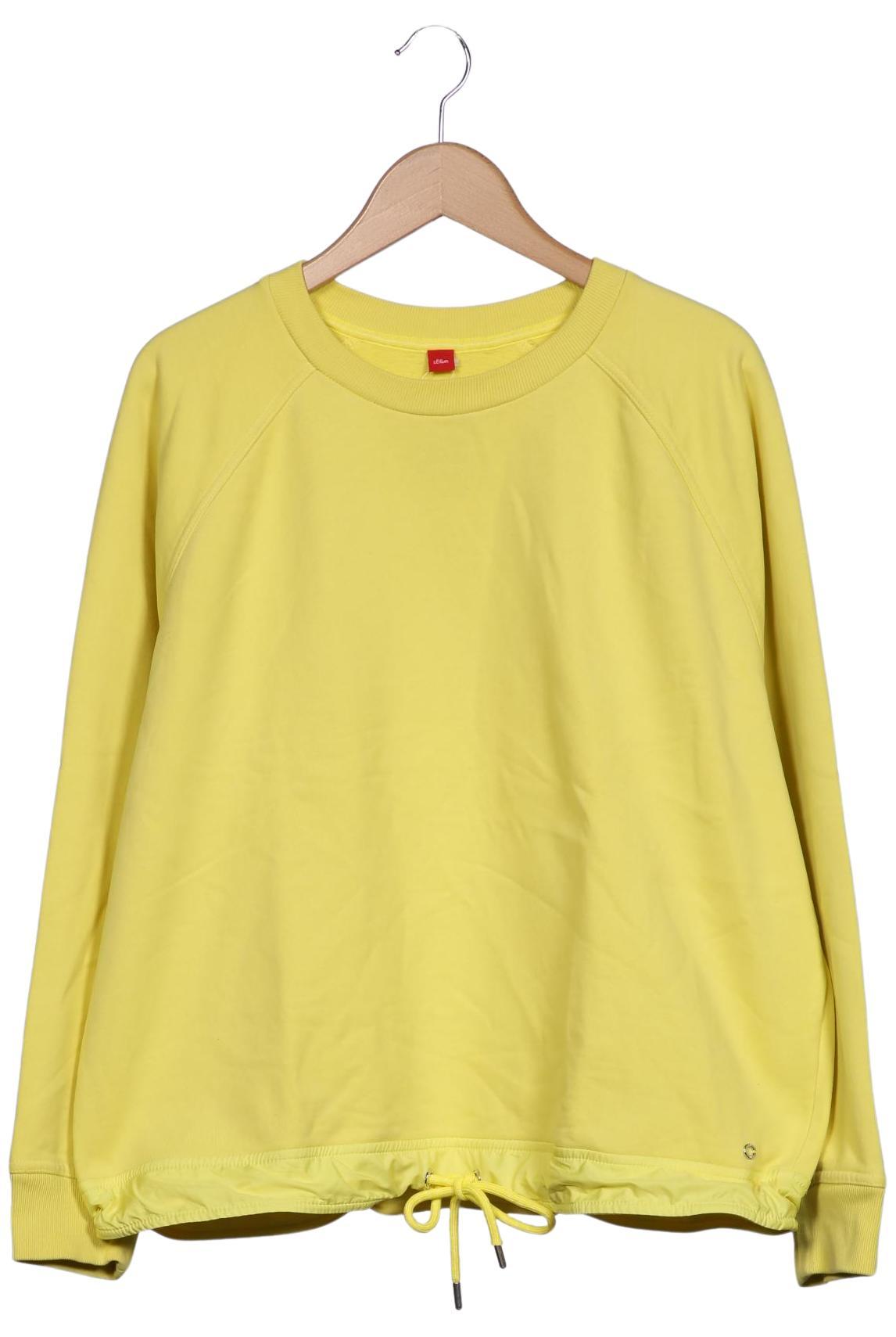 

s.Oliver Damen Sweatshirt, gelb, Gr. 42