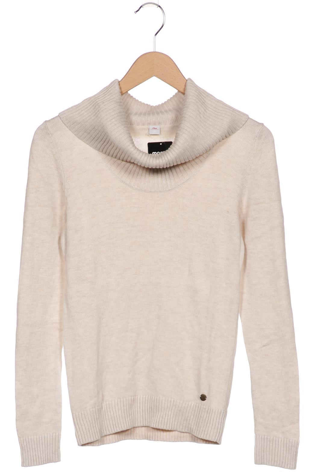 

s.Oliver Damen Pullover, cremeweiß