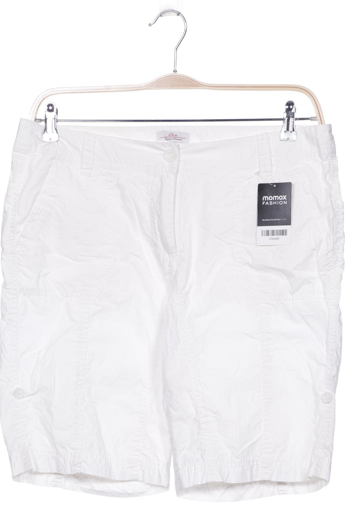 

s.Oliver Damen Shorts, weiß