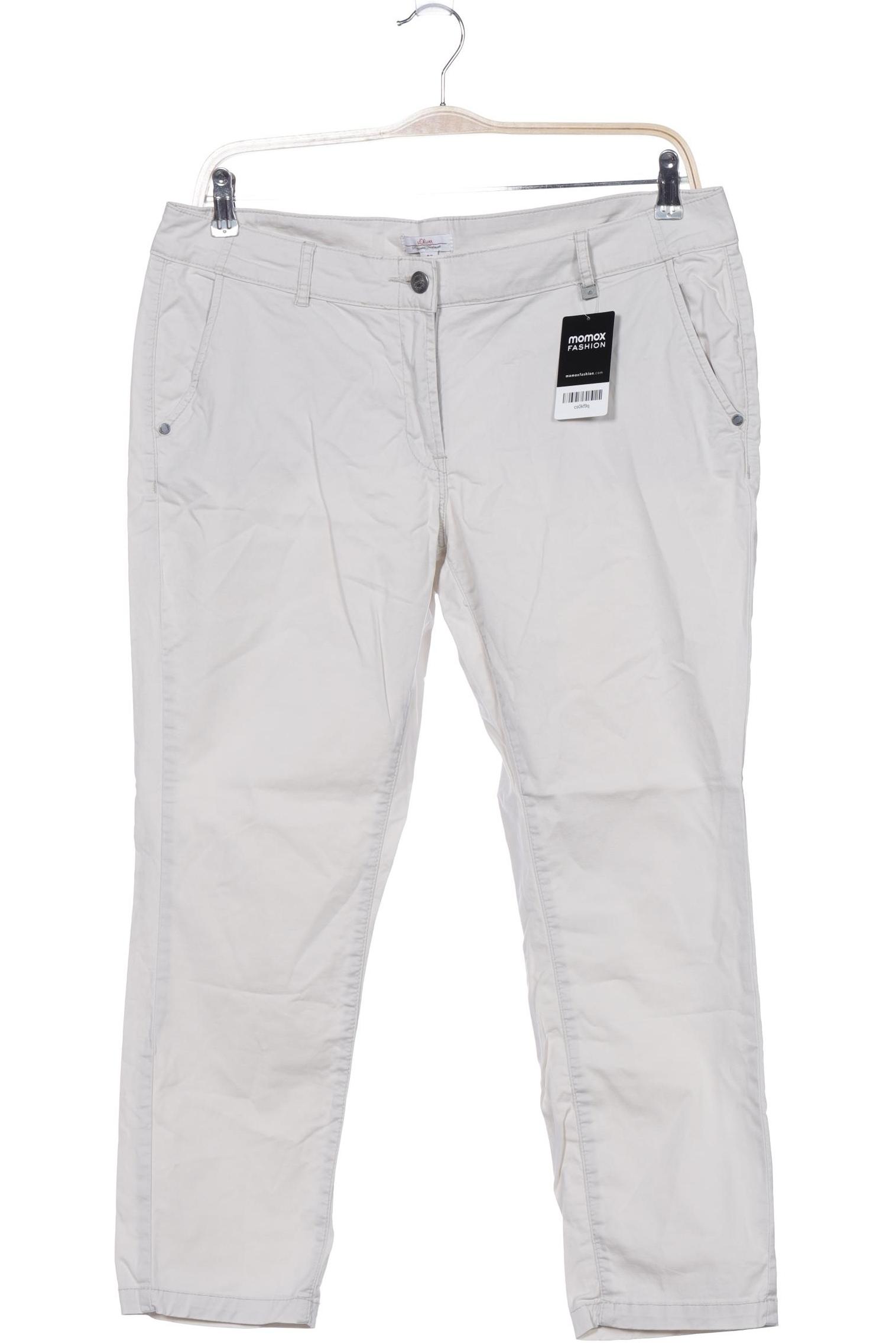 

s.Oliver Damen Stoffhose, cremeweiß, Gr. 42