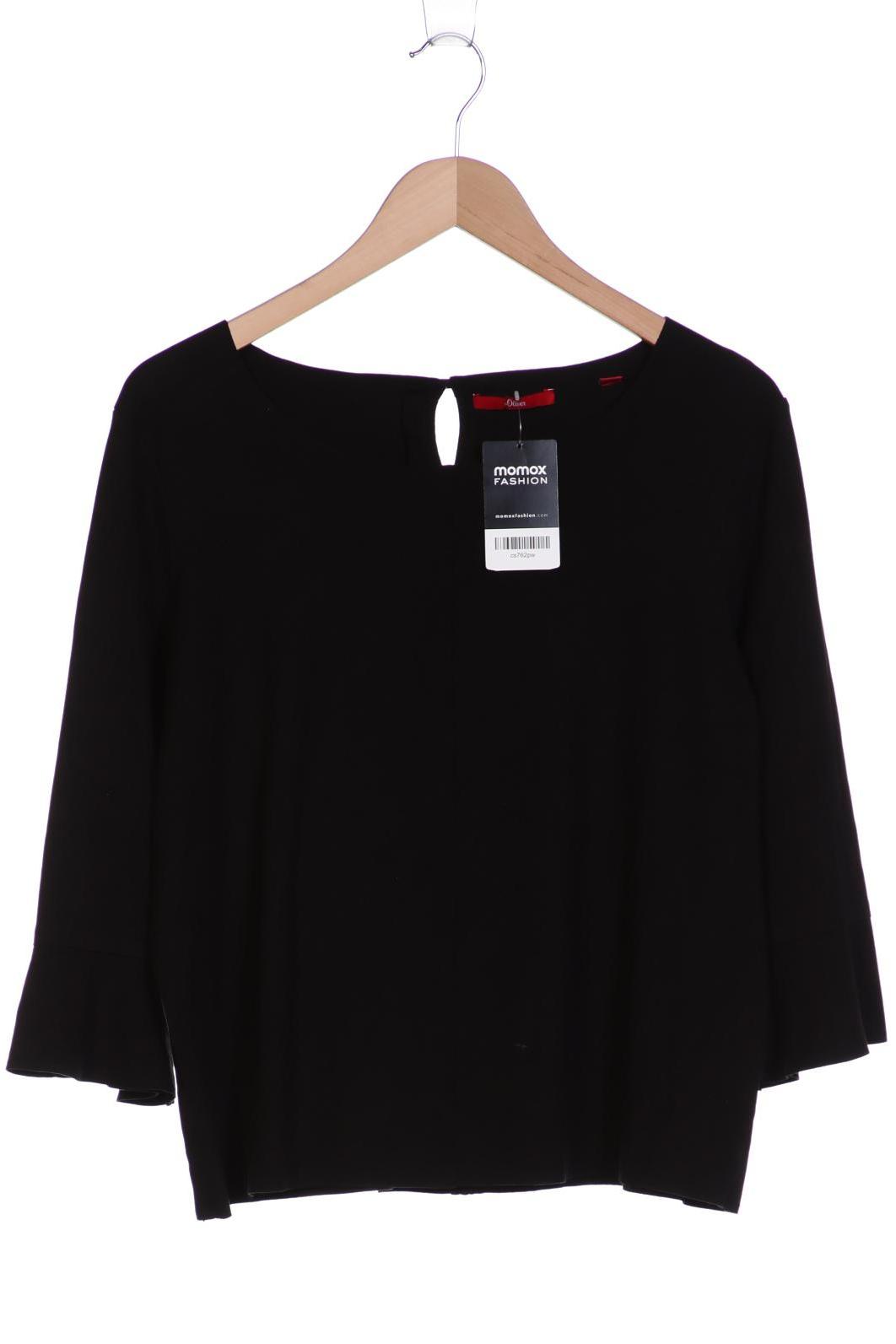 

s.Oliver Damen Langarmshirt, schwarz