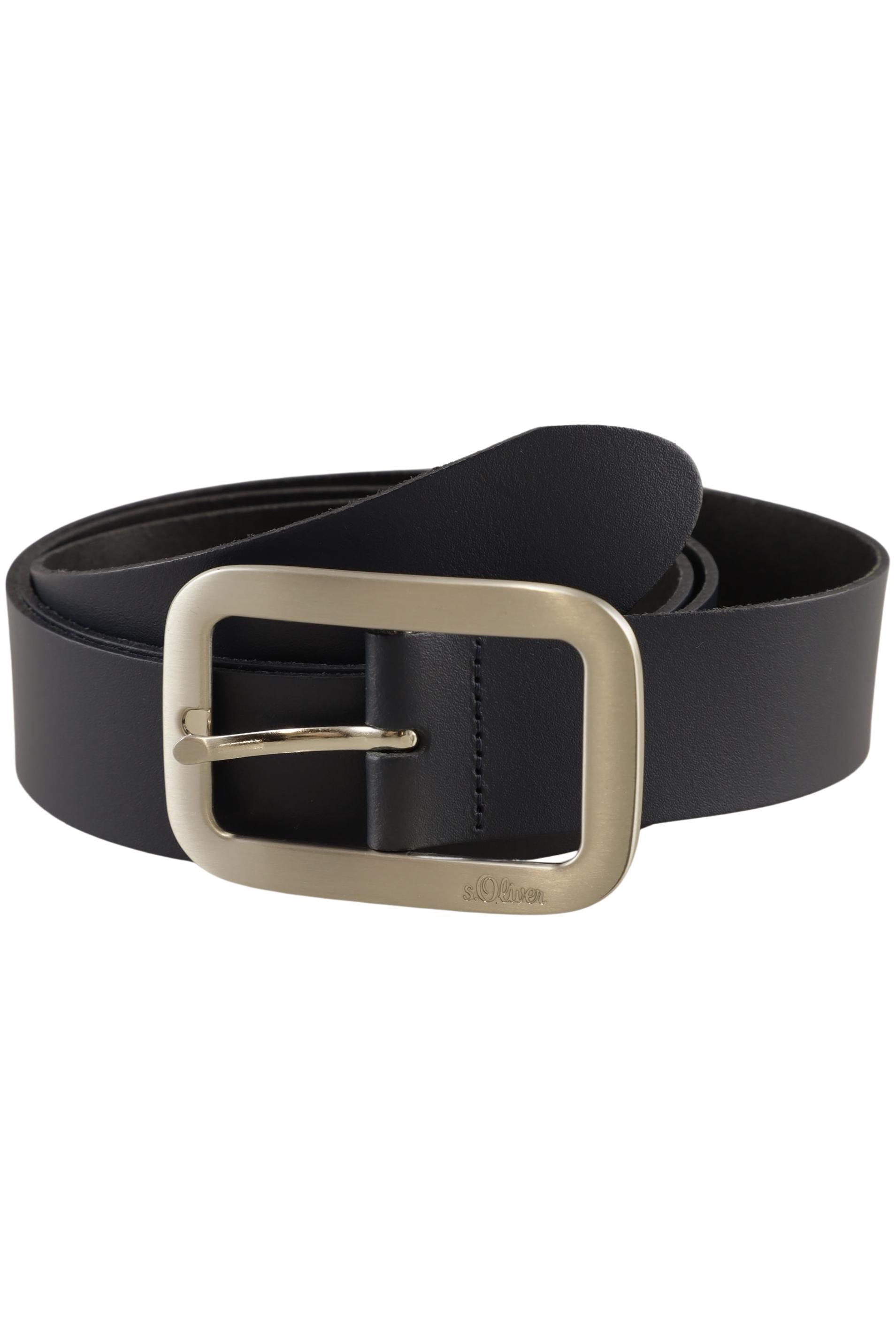 

s.Oliver Damen Gürtel, marineblau, Gr. 100