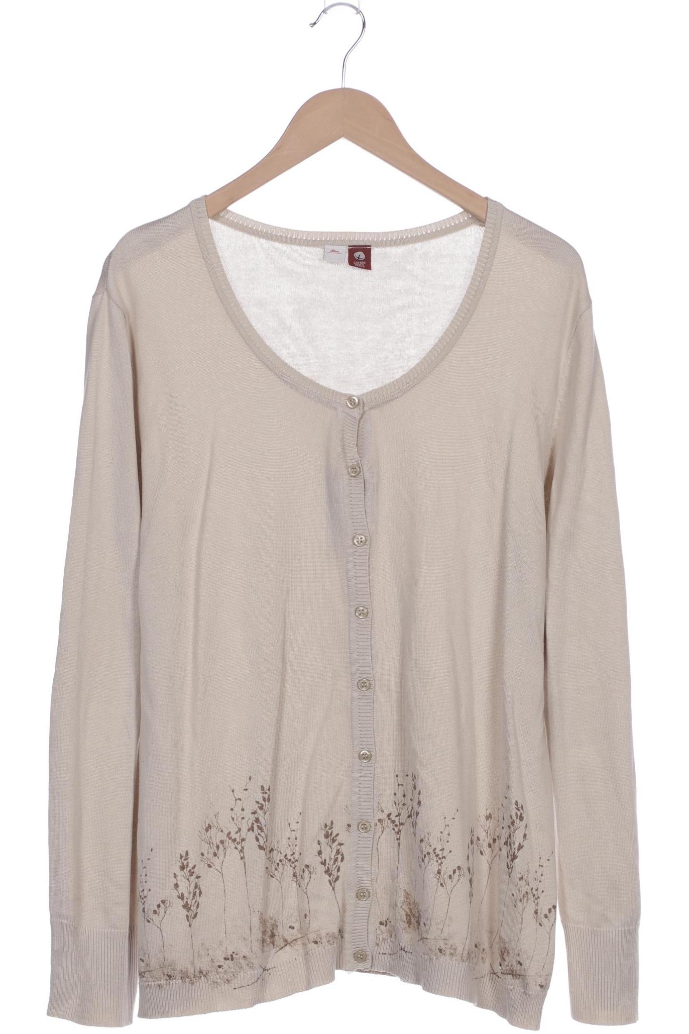 

s.Oliver Damen Strickjacke, beige, Gr. 46