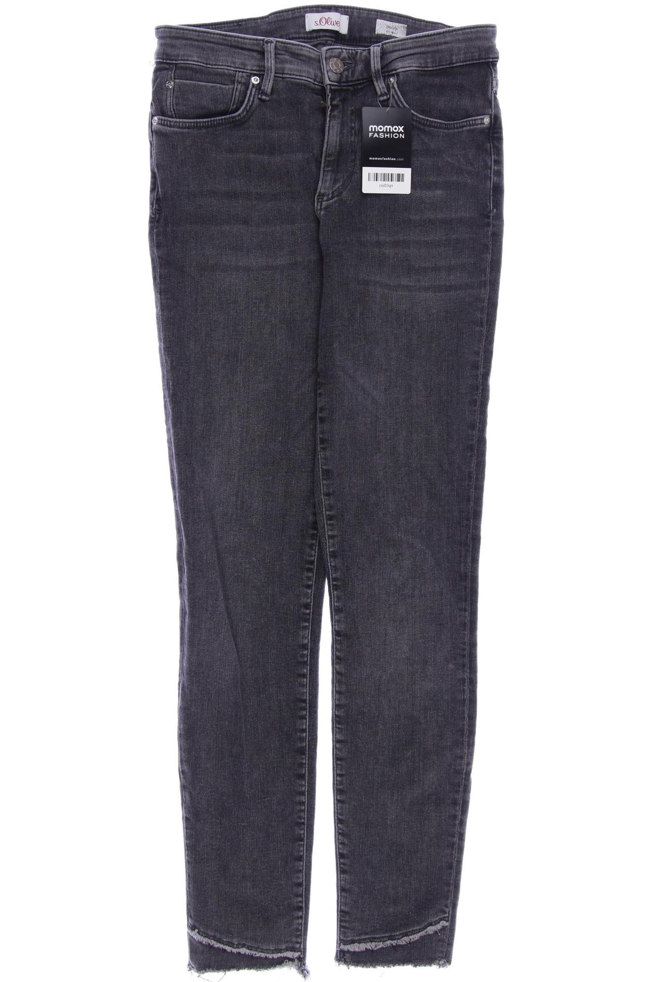 

s.Oliver Damen Jeans, grau