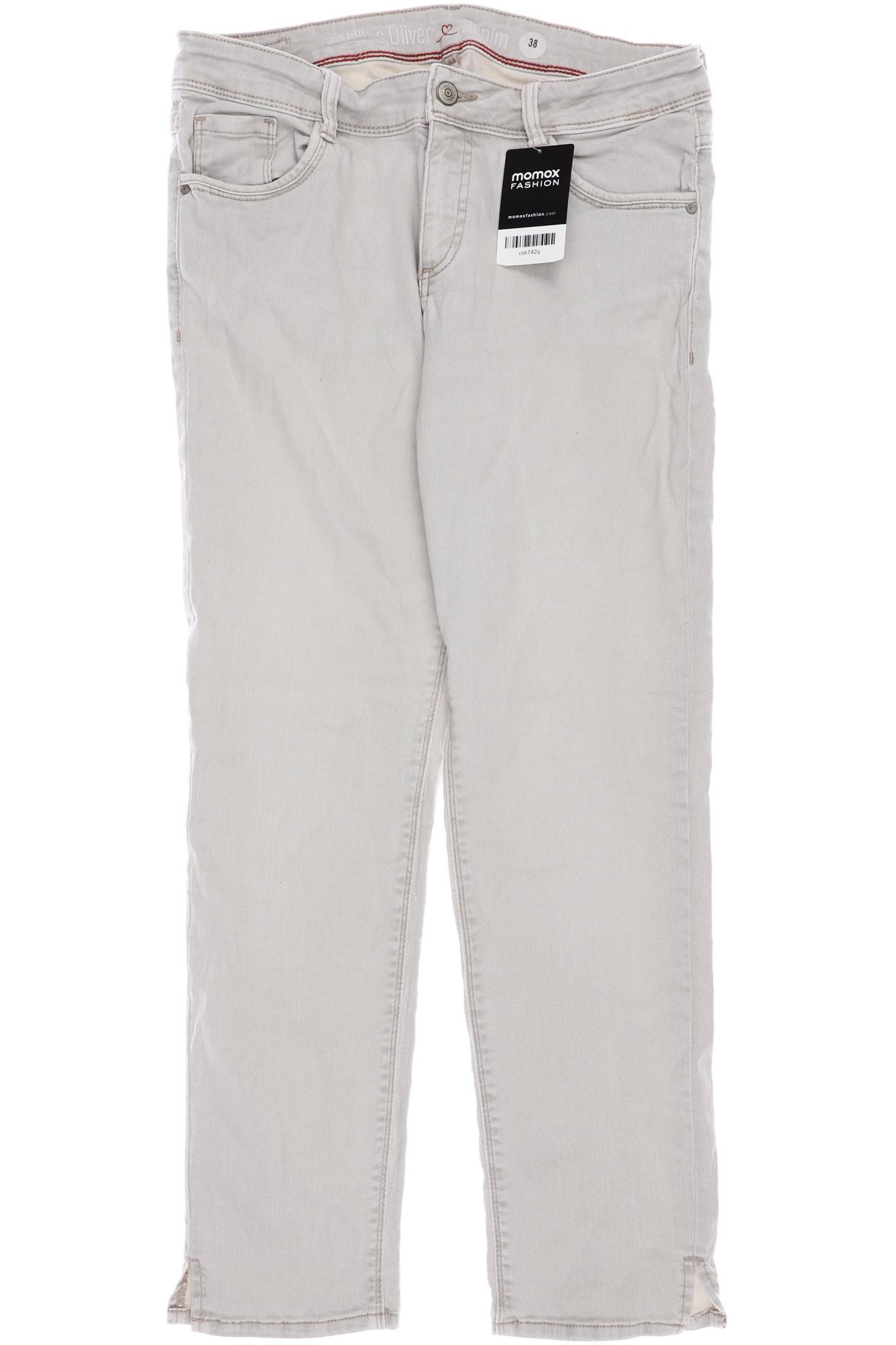 

s.Oliver Damen Jeans, beige