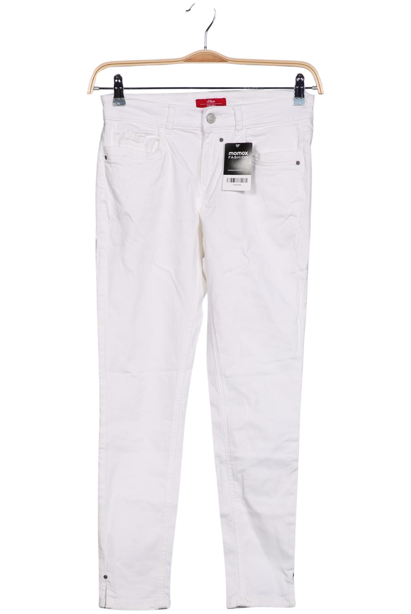 

s.Oliver Damen Jeans, weiß, Gr. 28