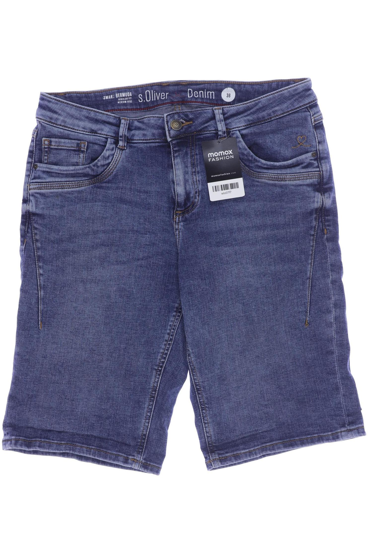 

s.Oliver Damen Shorts, blau, Gr. 36