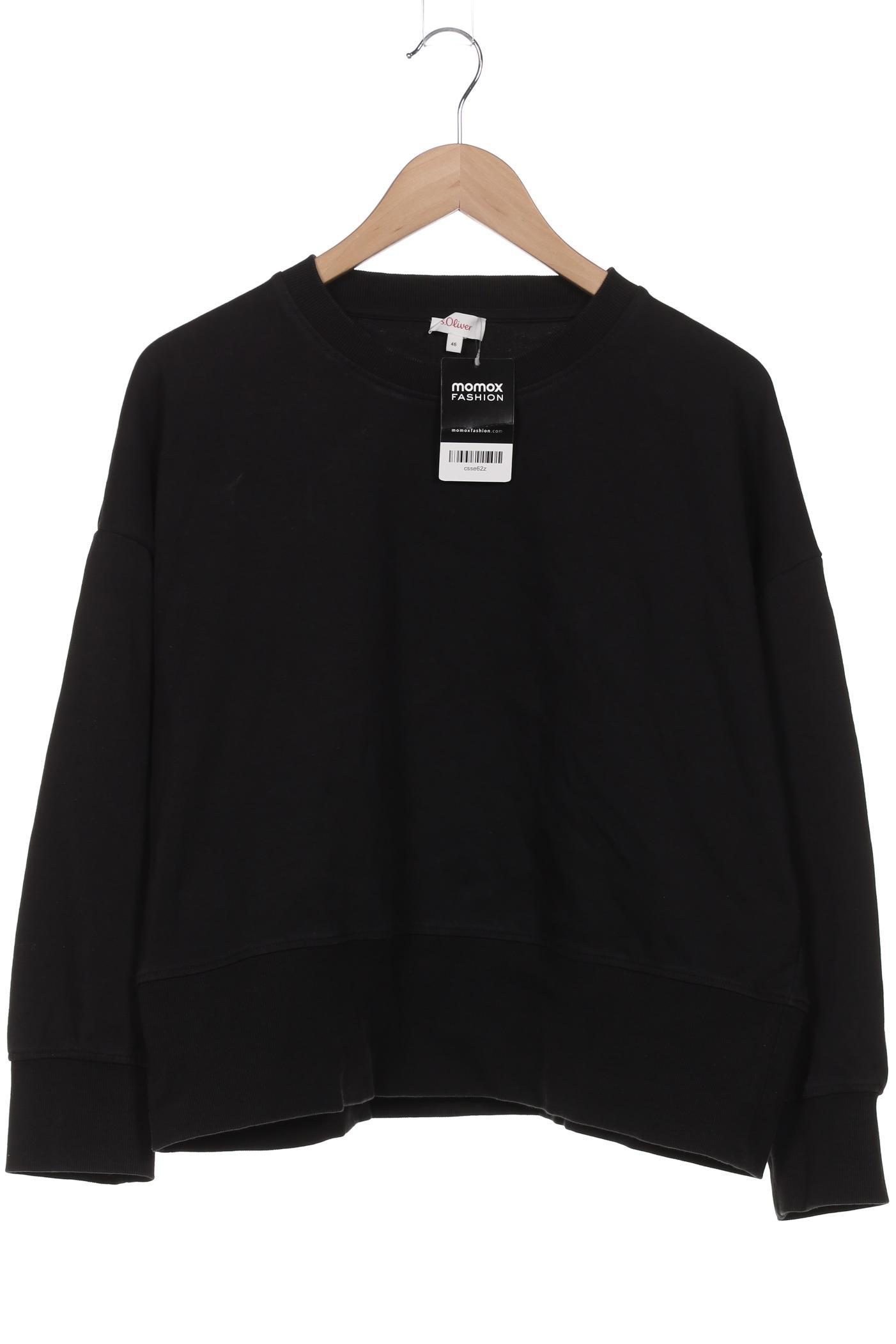

s.Oliver Damen Sweatshirt, schwarz, Gr. 46