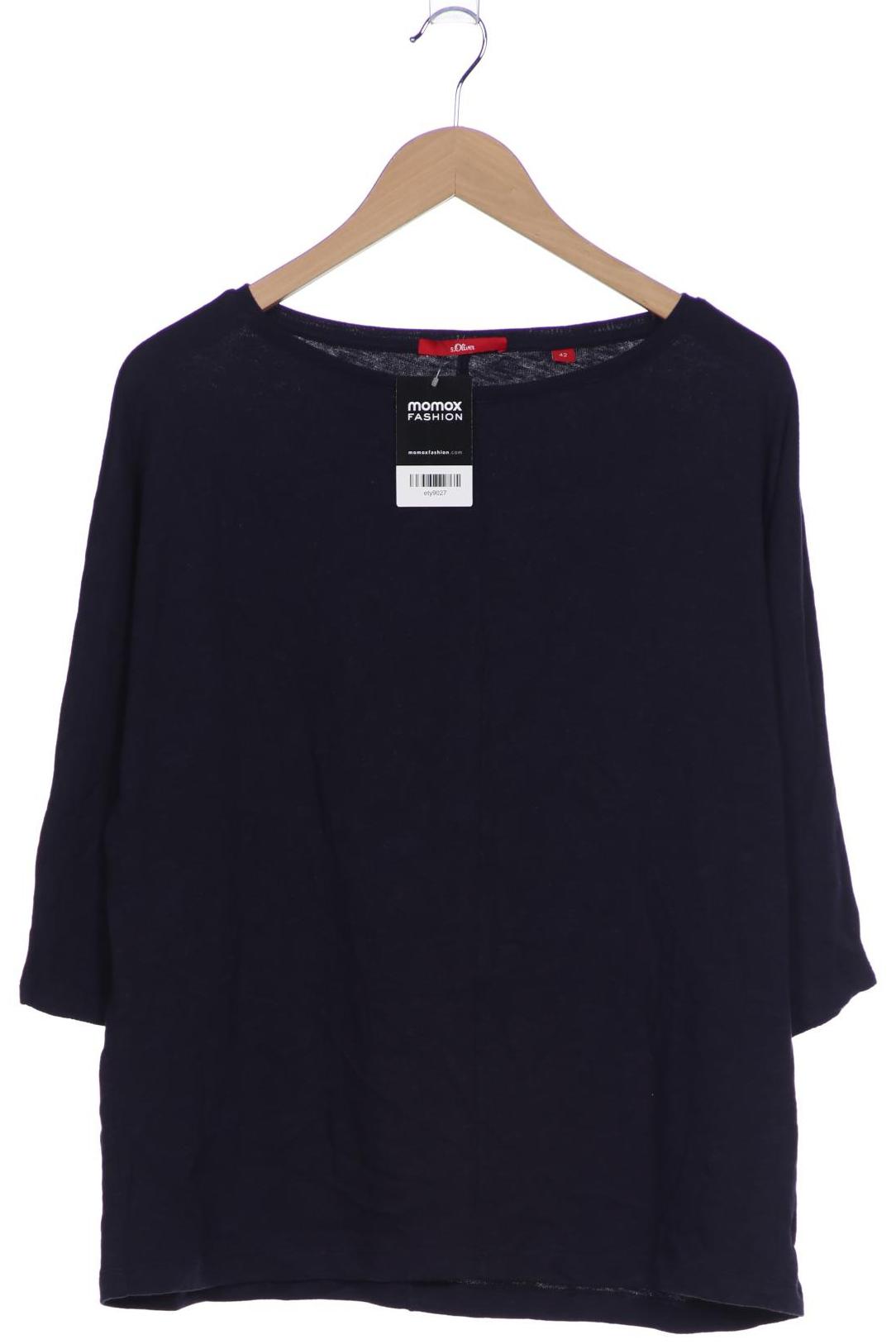 

s.Oliver Damen Langarmshirt, marineblau, Gr. 42