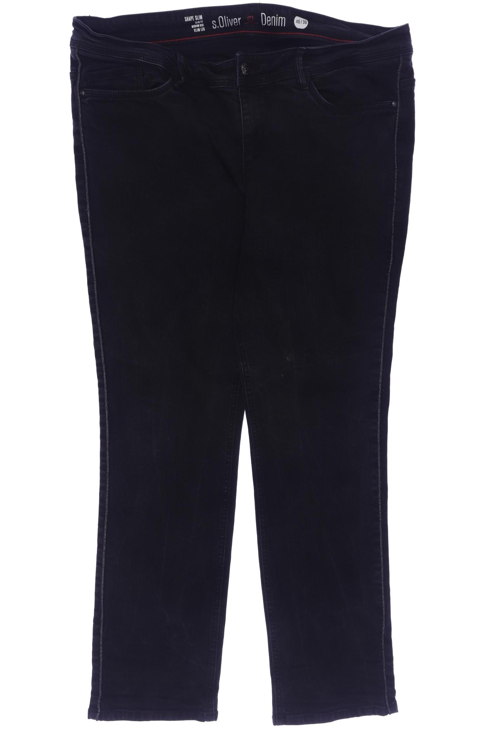 

s.Oliver Damen Jeans, schwarz, Gr. 46