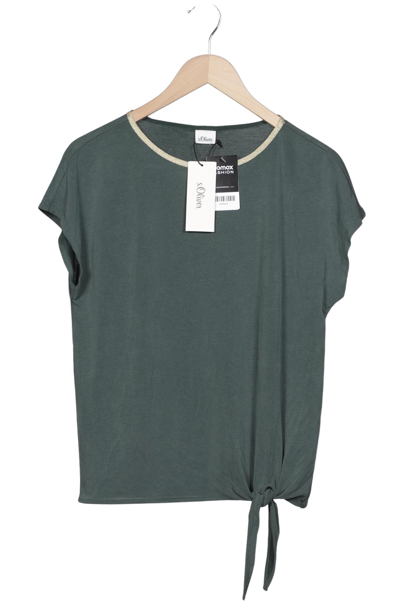 

s.Oliver Damen T-Shirt, grün, Gr. 38