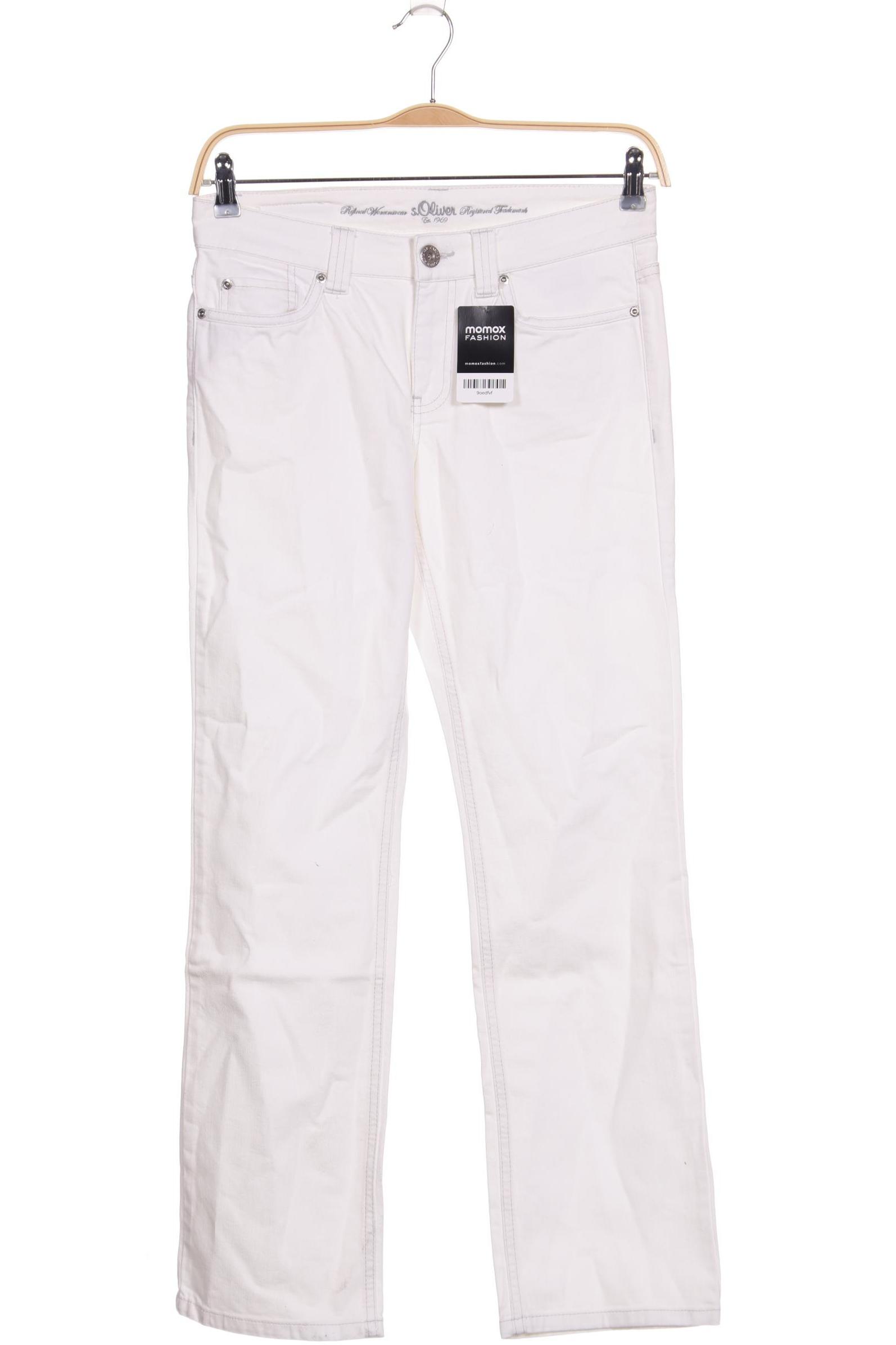 

s.Oliver Damen Jeans, weiß, Gr. 38