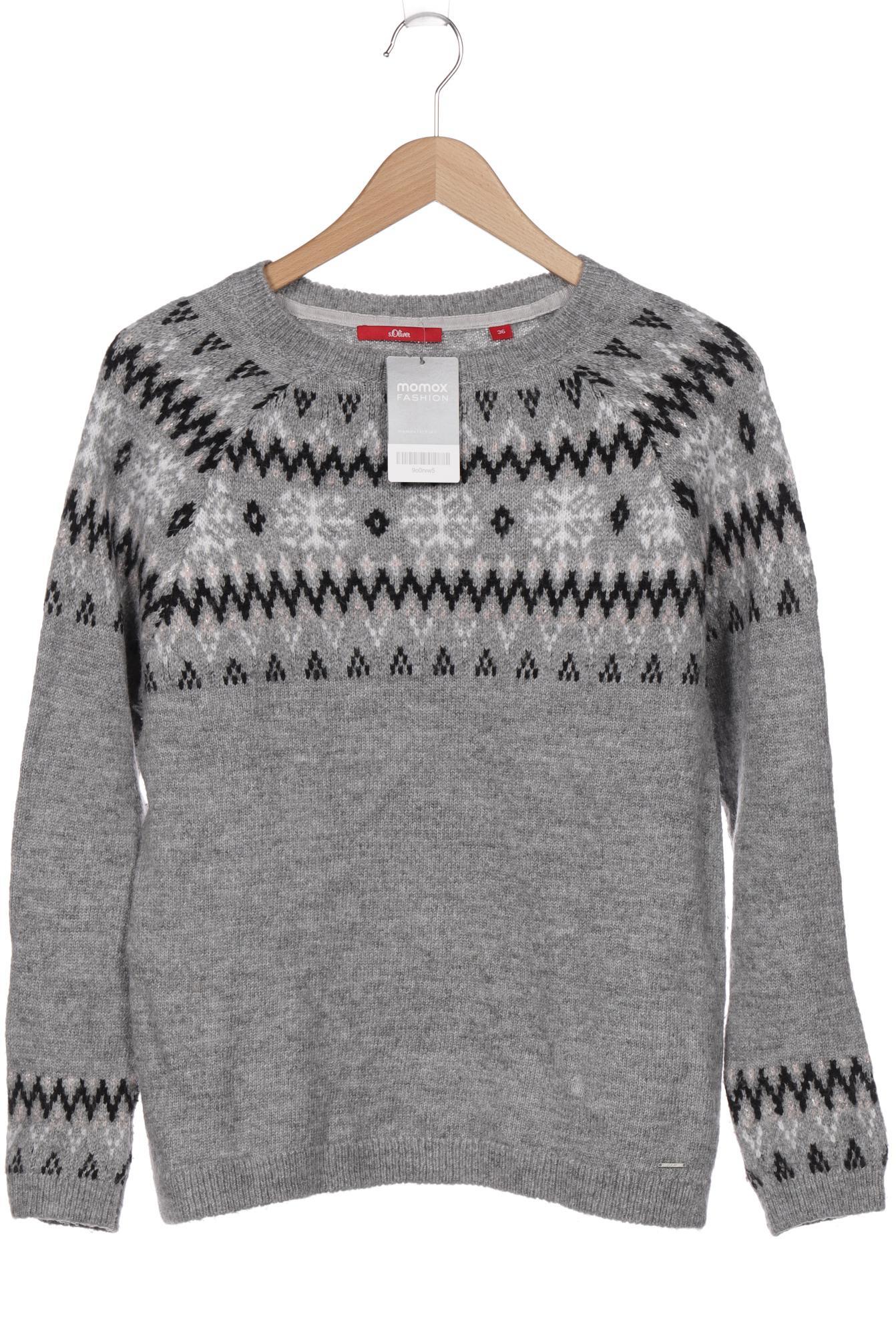 

s.Oliver Damen Pullover, grau, Gr. 36