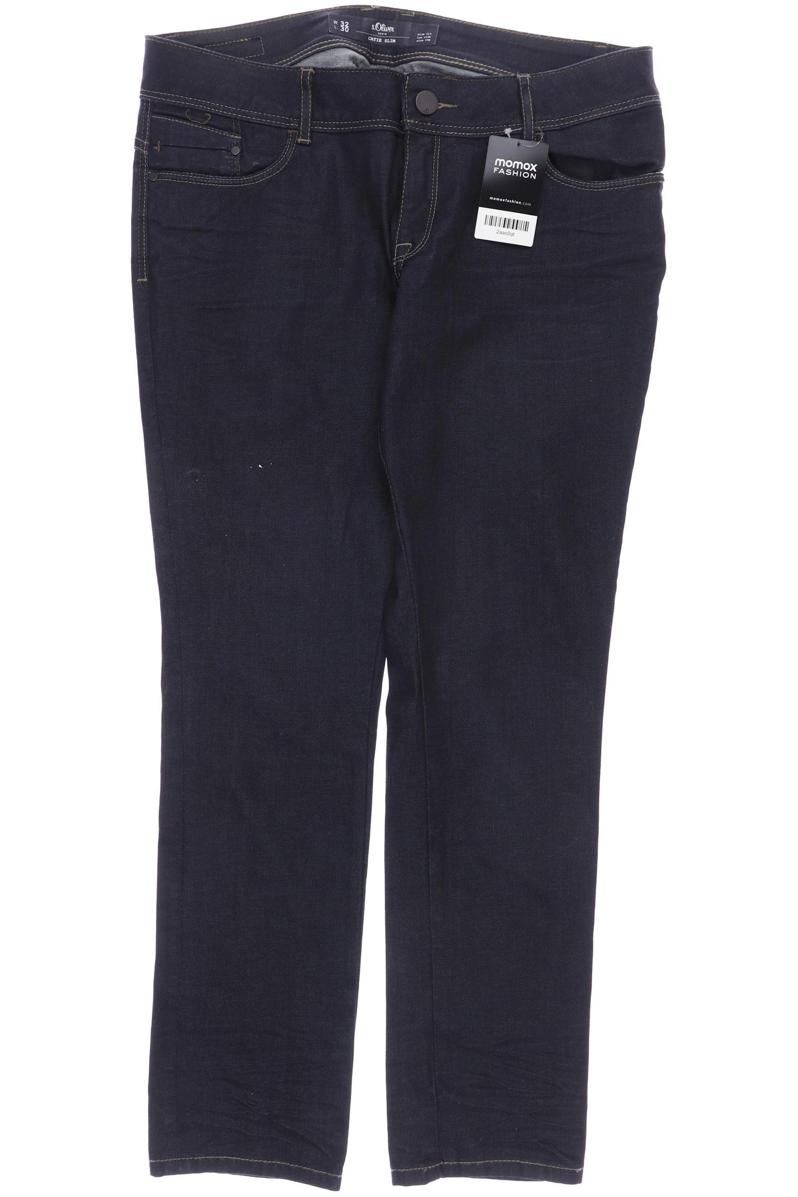 

s.Oliver Damen Jeans, marineblau