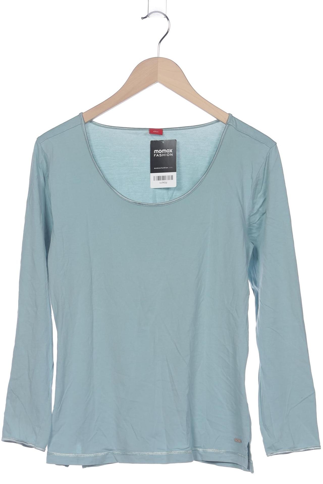 

s.Oliver Damen Langarmshirt, türkis, Gr. 36