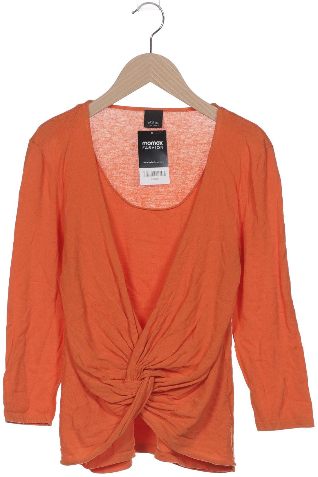 

s.Oliver Damen Pullover, orange, Gr. 40