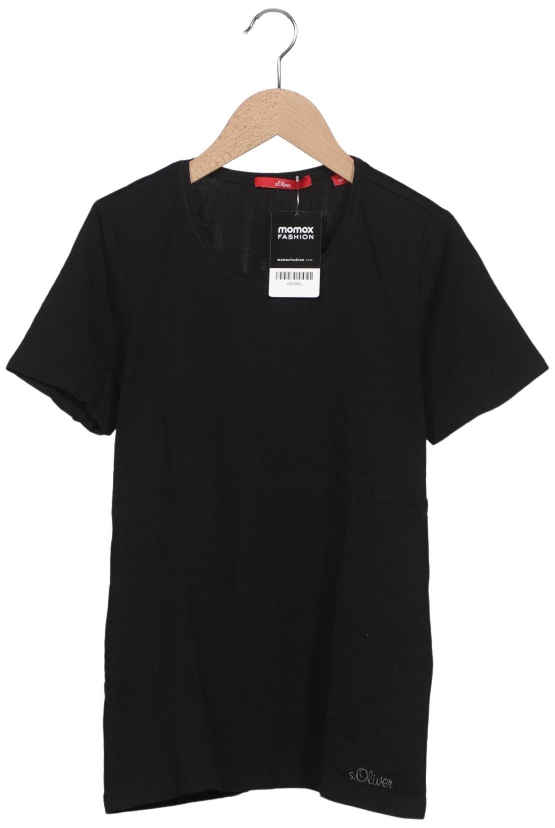 

s.Oliver Damen T-Shirt, schwarz, Gr. 40