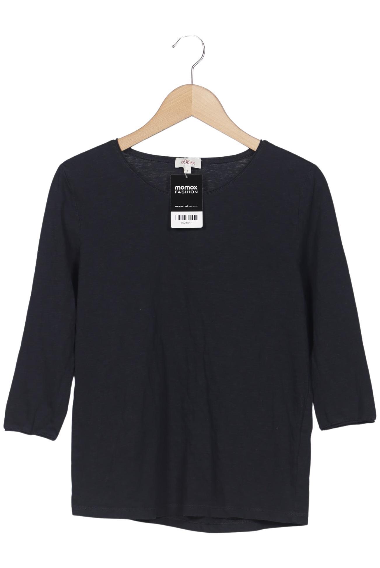 

s.Oliver Damen Langarmshirt, marineblau, Gr. 36