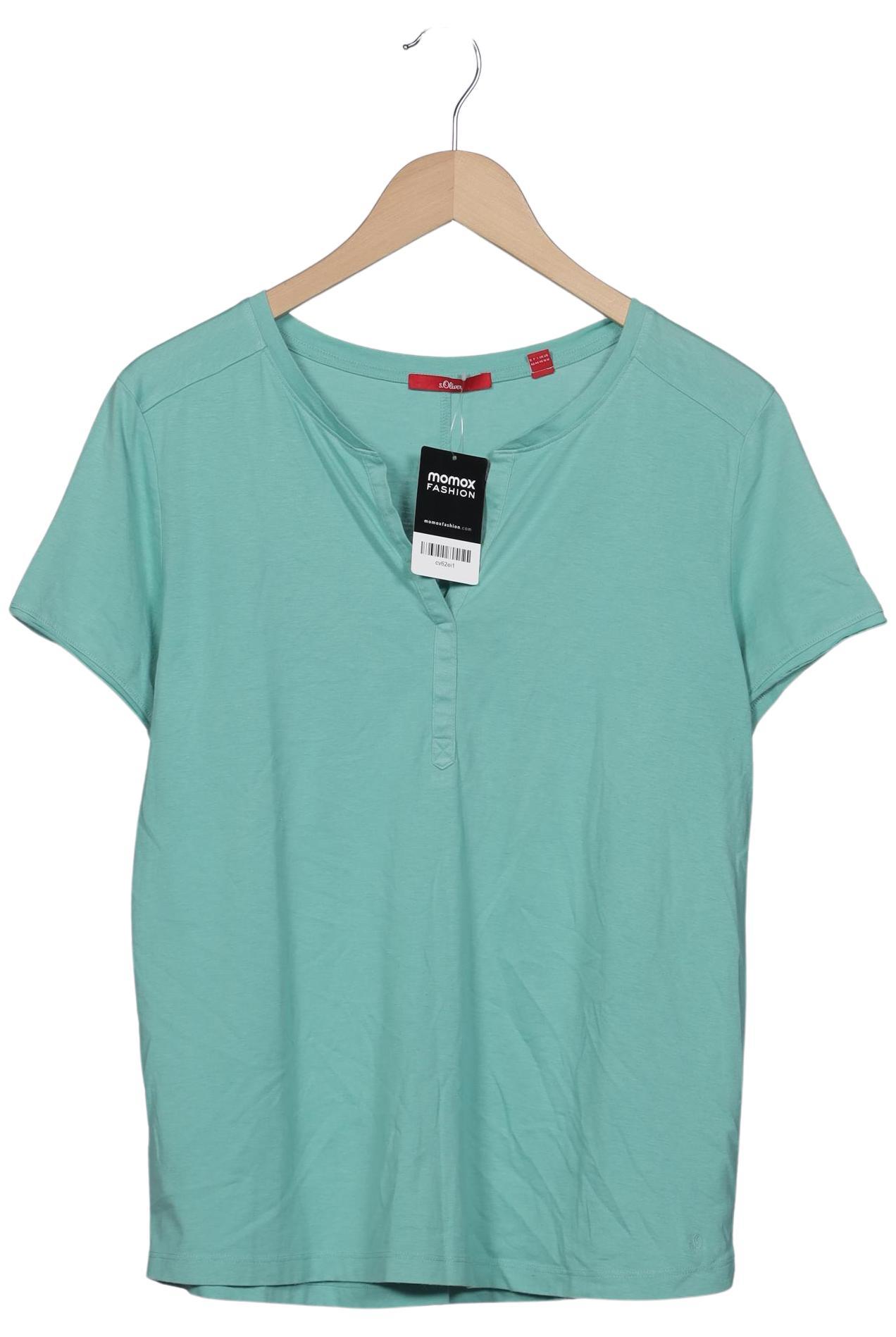 

s.Oliver Damen T-Shirt, türkis, Gr. 42