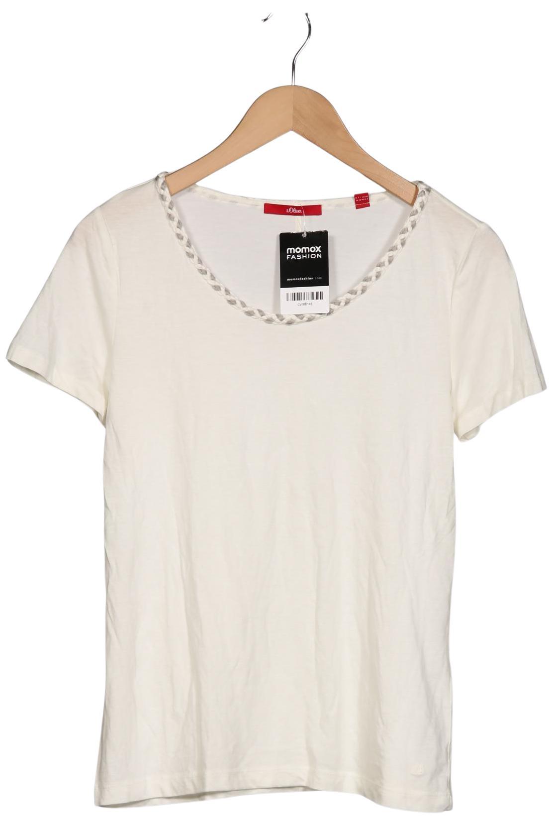 

s.Oliver Damen T-Shirt, weiß, Gr. 36