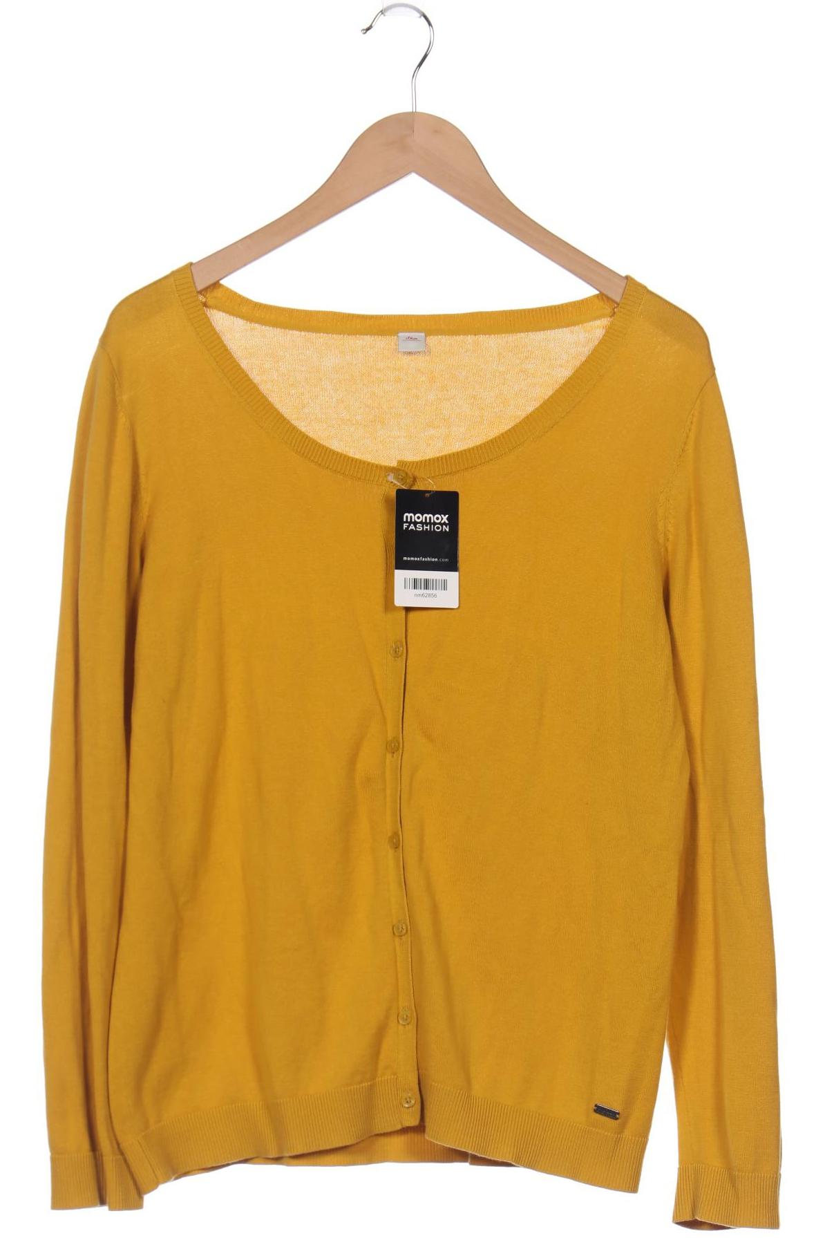 

s.Oliver Damen Strickjacke, gelb