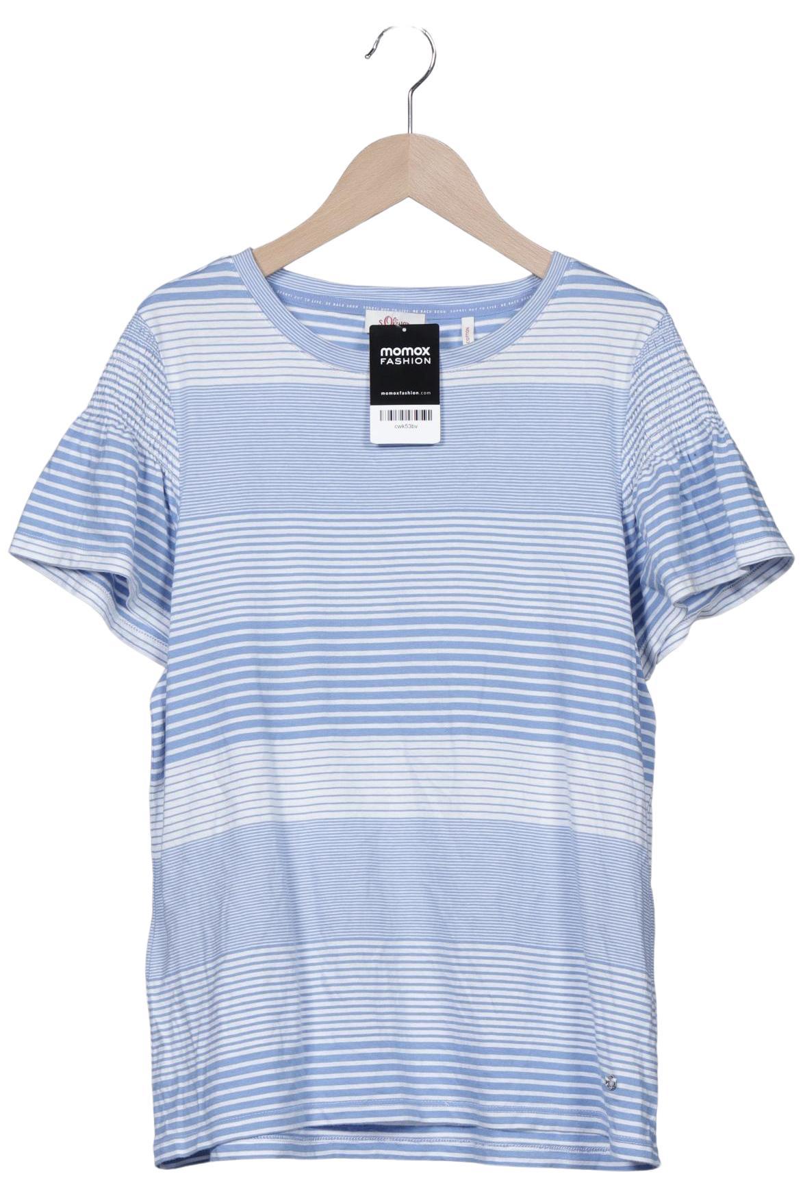 

s.Oliver Damen T-Shirt, blau, Gr. 36