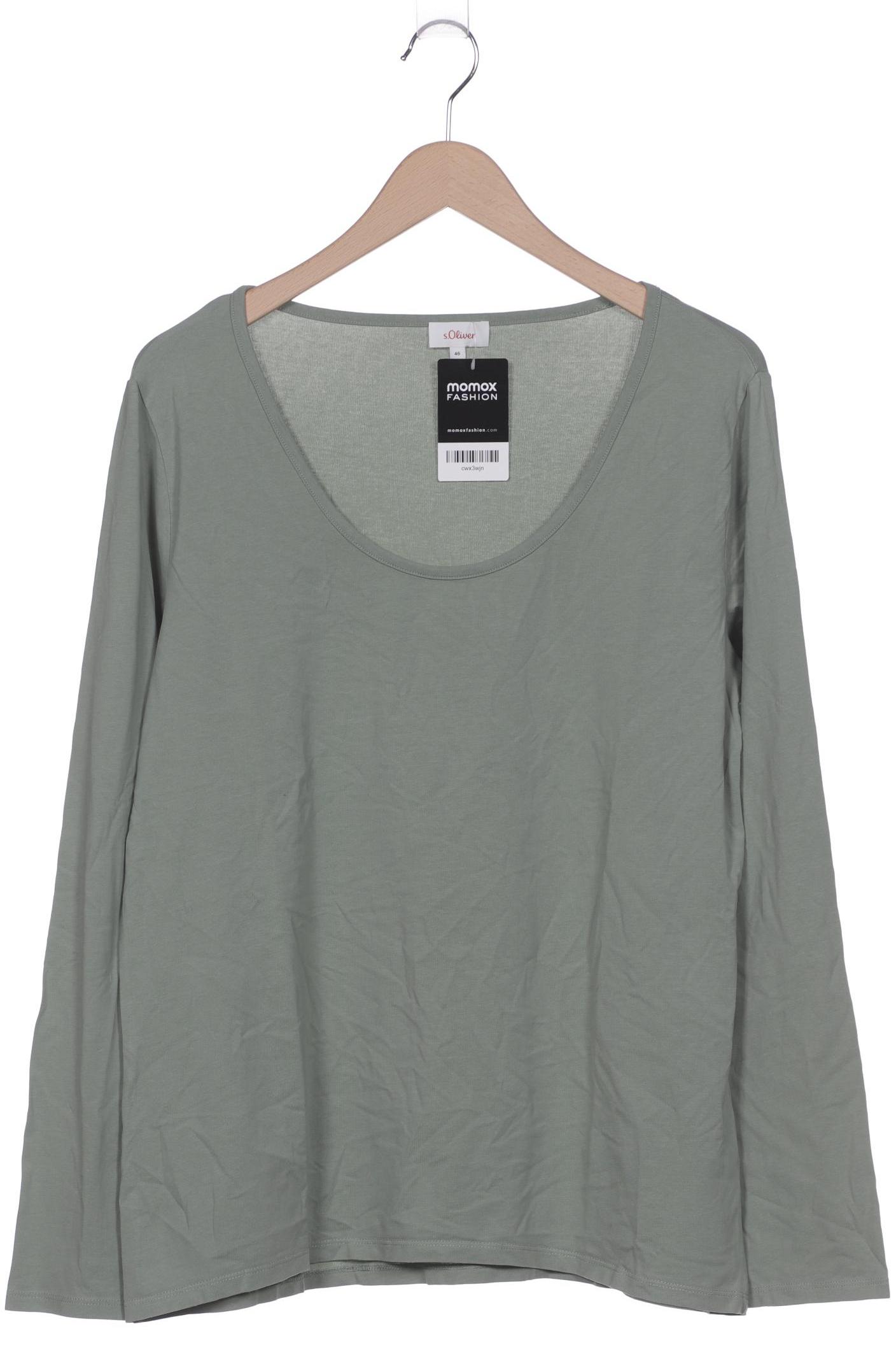 

s.Oliver Damen Langarmshirt, hellgrün, Gr. 46