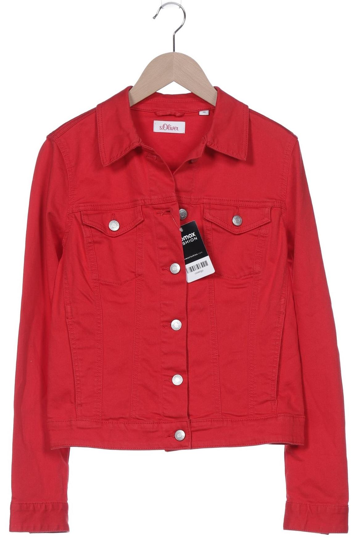 

s.Oliver Damen Jacke, rot, Gr. 36